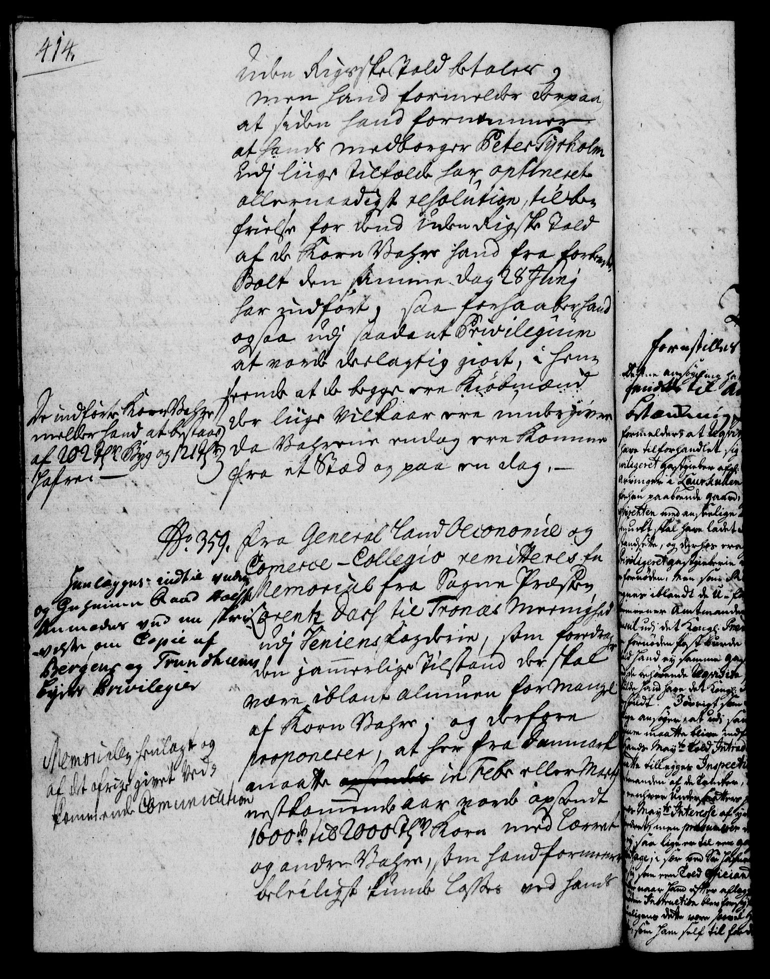 Rentekammeret, Kammerkanselliet, RA/EA-3111/G/Gh/Gha/L0023: Norsk ekstraktmemorialprotokoll (merket RK 53.68), 1741-1742, p. 414