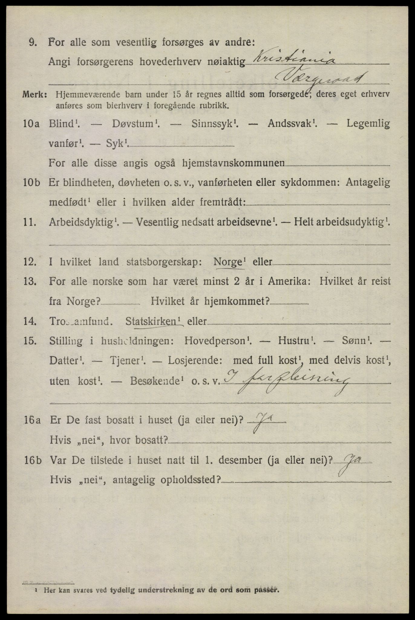 SAKO, 1920 census for Stokke, 1920, p. 10925
