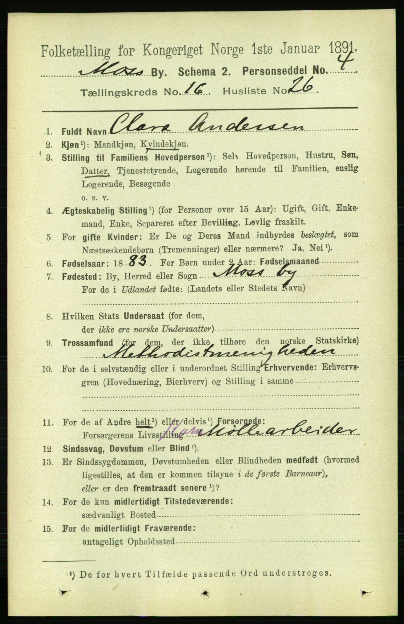 RA, 1891 census for 0104 Moss, 1891, p. 7769