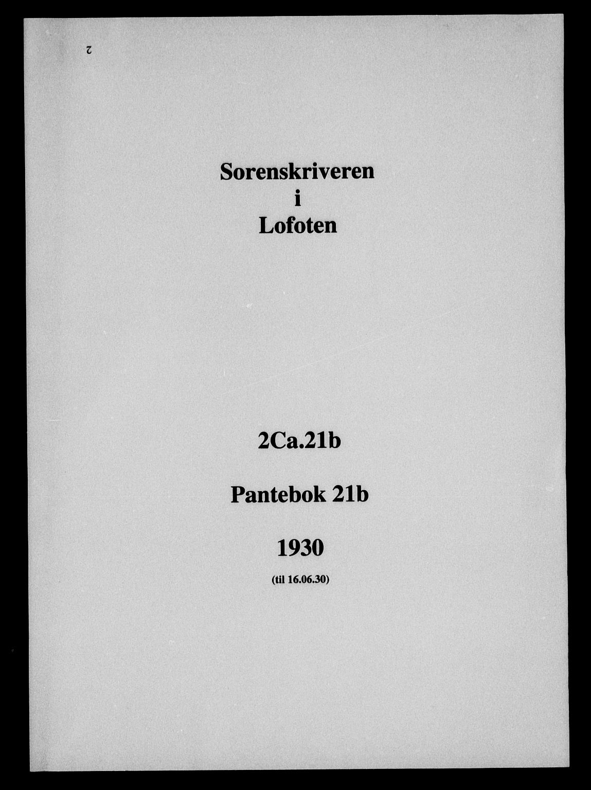 Lofoten sorenskriveri, SAT/A-0017/1/2/2C/L0021b: Mortgage book no. 21b, 1930-1930