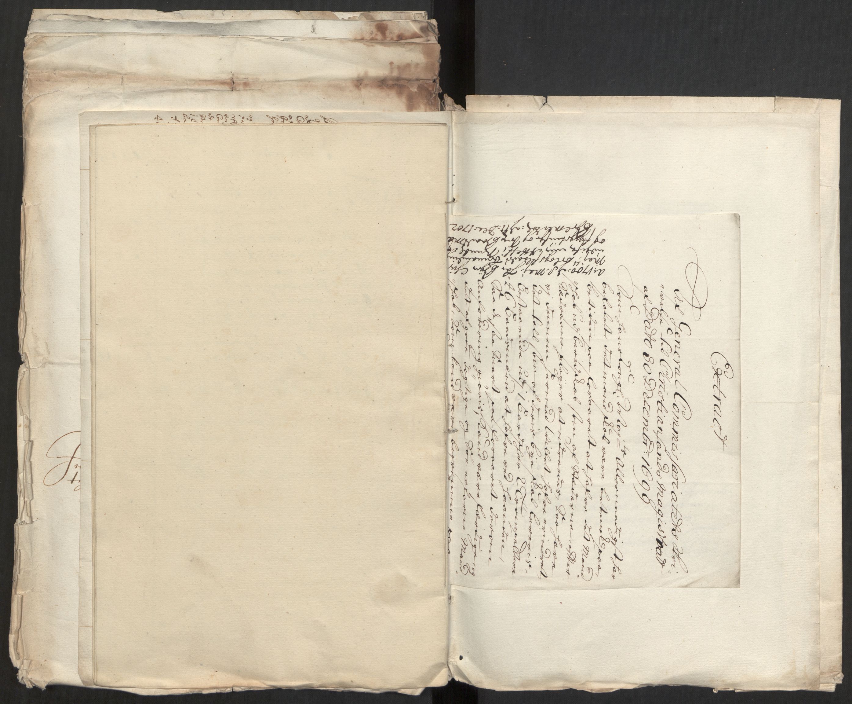 Rentekammeret inntil 1814, Reviderte regnskaper, Byregnskaper, RA/EA-4066/R/Rm/L0258: [M1] Kontribusjonsregnskap, 1664-1700, p. 96