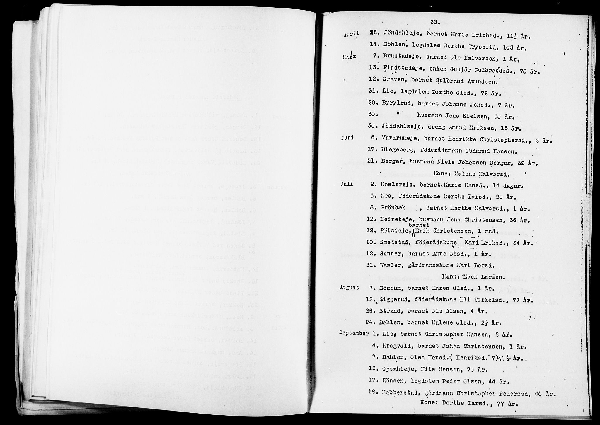 Eidsvoll prestekontor Kirkebøker, SAO/A-10888/O/Oa/L0005: Other parish register no. 5, 1815-1865, p. 38