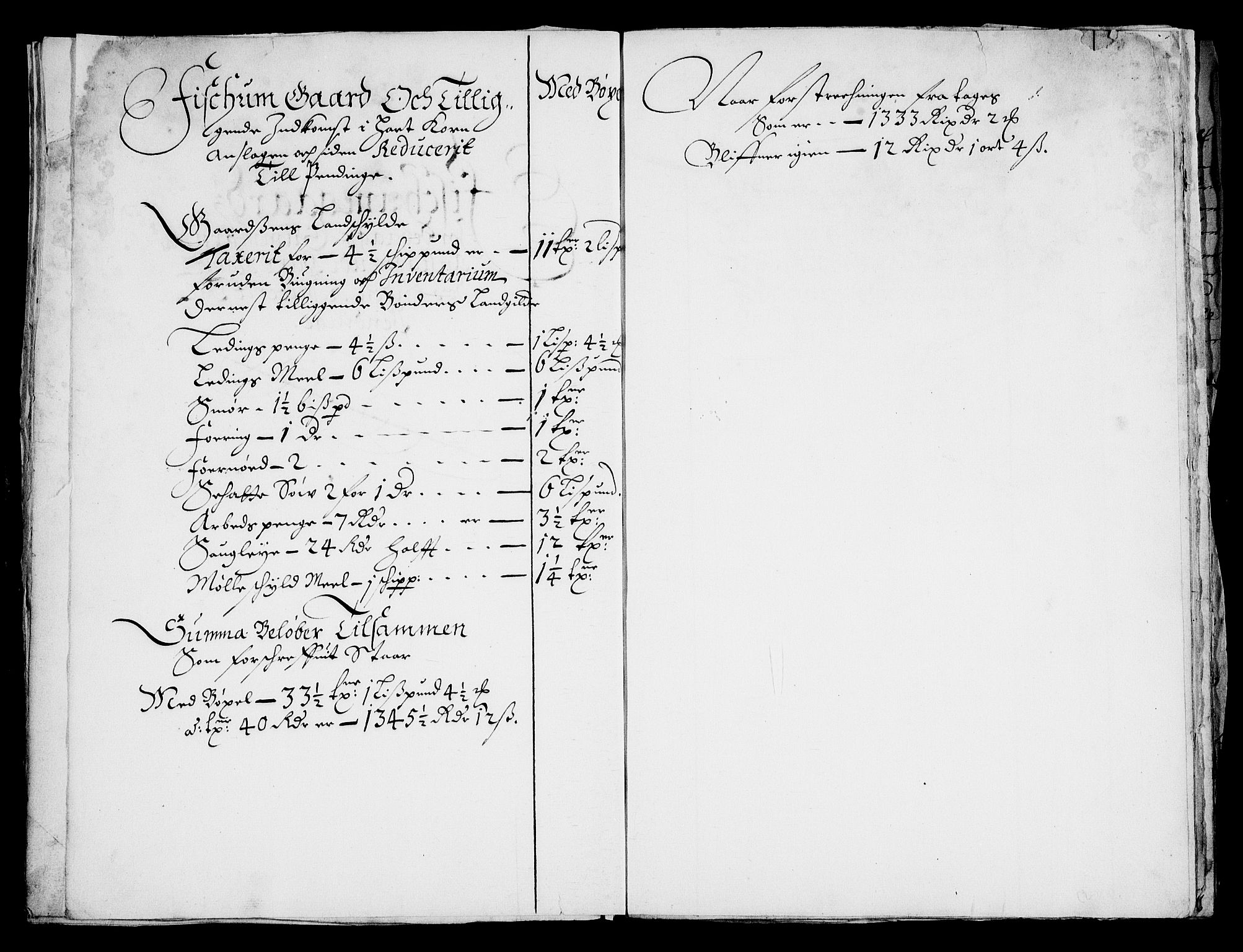 Rentekammeret inntil 1814, Realistisk ordnet avdeling, RA/EA-4070/On/L0013: [Jj 14]: Forskjellige dokumenter om krongodset i Norge, 1672-1722, p. 133