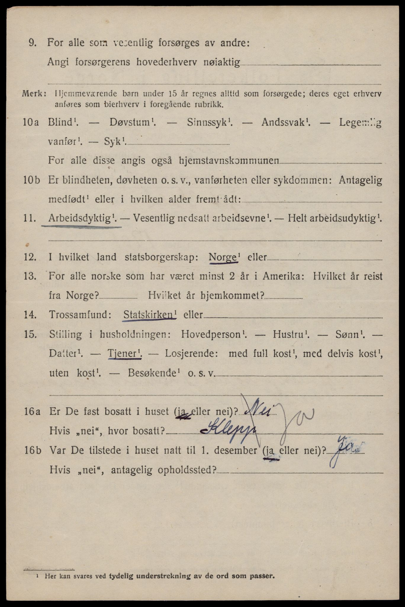 SAST, 1920 census for Hetland, 1920, p. 8162