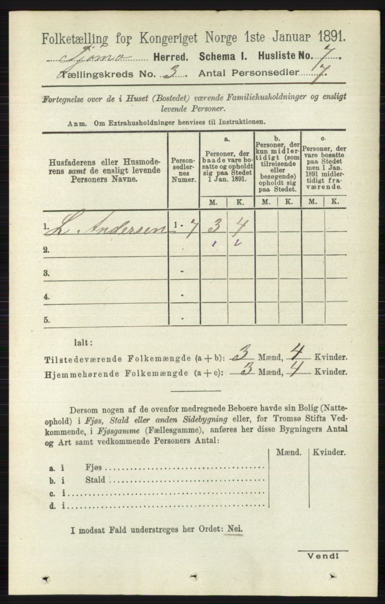 RA, 1891 census for 0723 Tjøme, 1891, p. 810