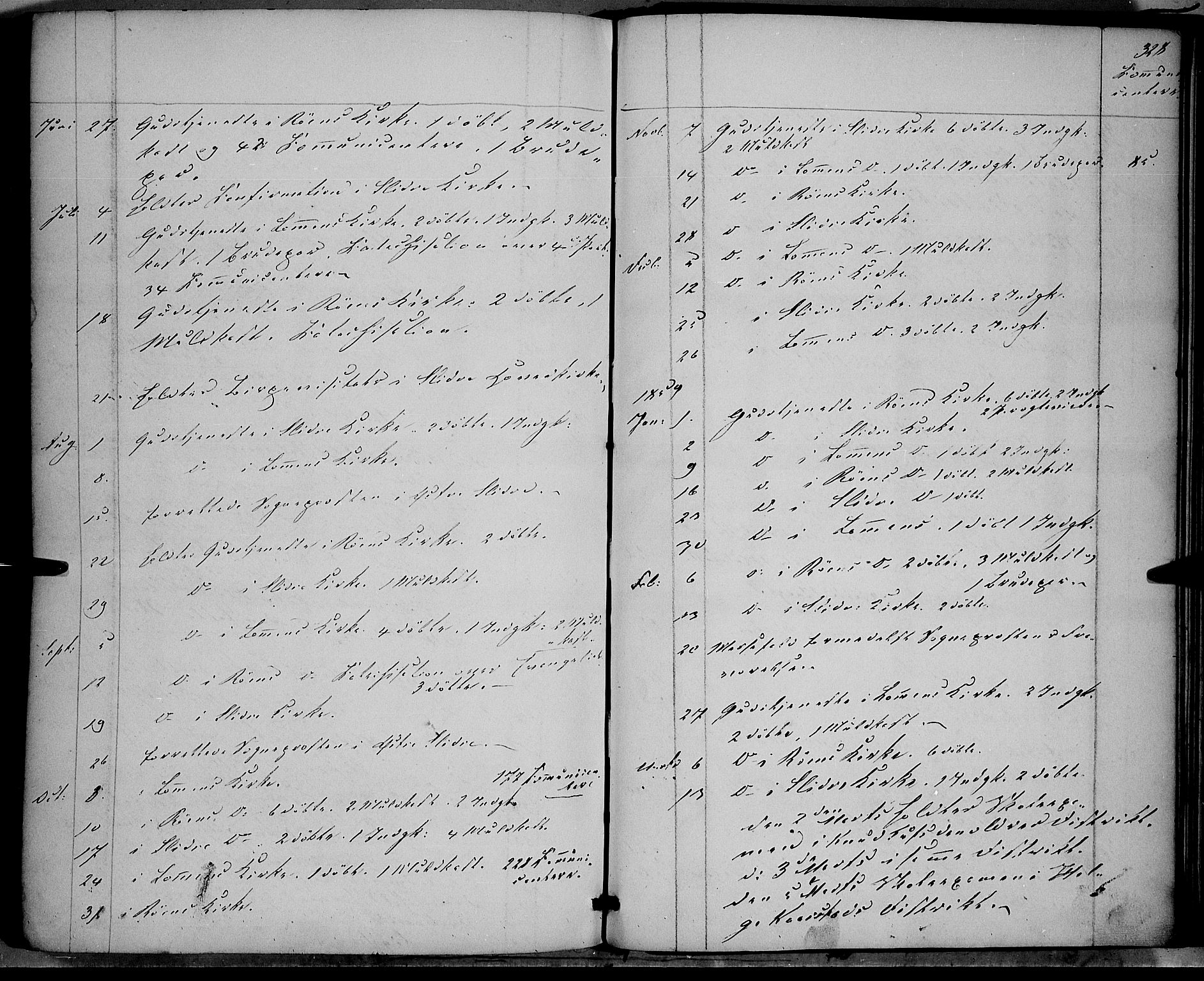 Vestre Slidre prestekontor, SAH/PREST-136/H/Ha/Haa/L0002: Parish register (official) no. 2, 1856-1864, p. 328