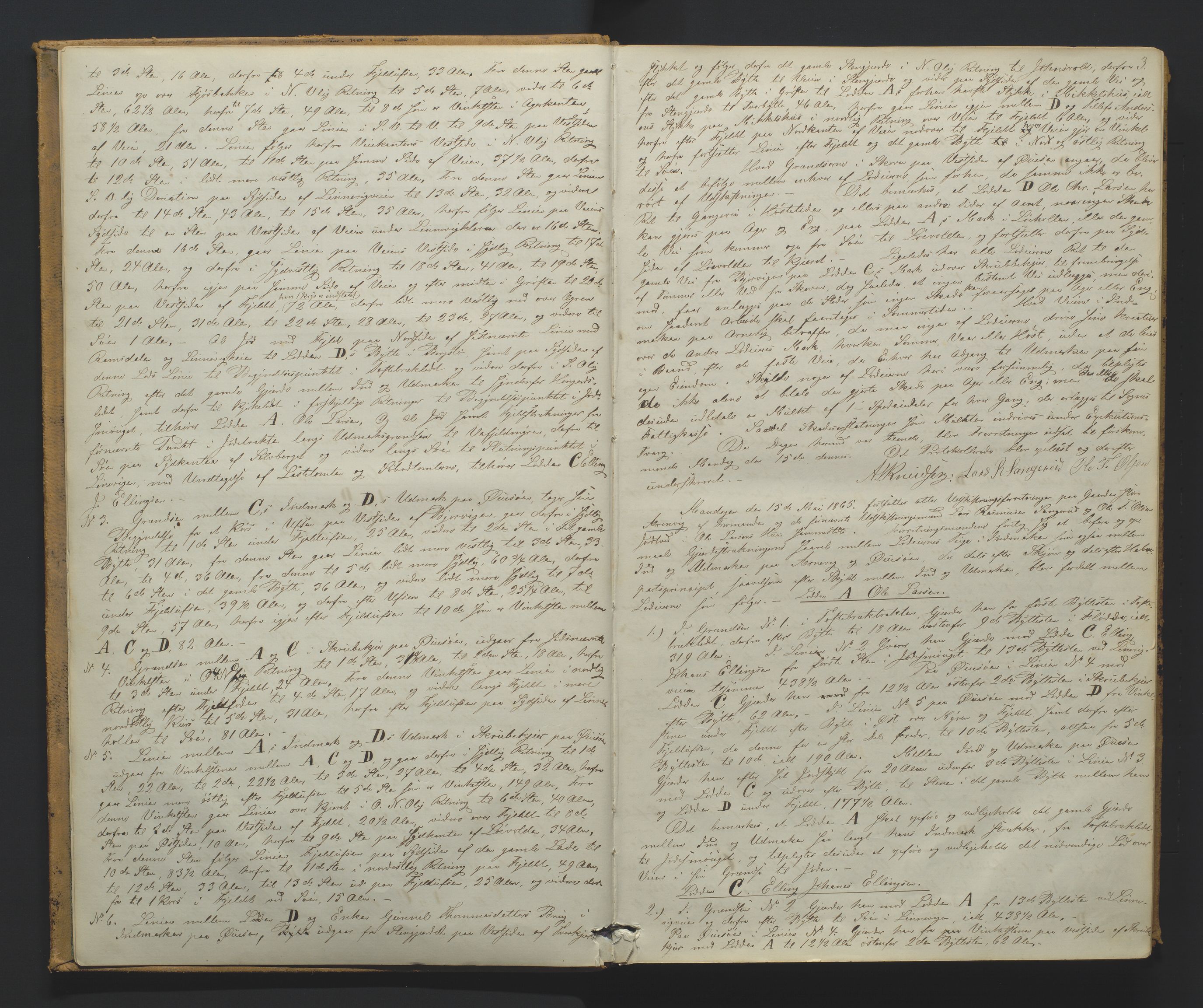 Utskiftningsformannen i Nedenes amt, AV/SAK-1541-0002/F/Fa/Faa/L0013: Utskiftningsprotokoll med gårdsregister, Nedenes amt nr 14, 1865-1871
