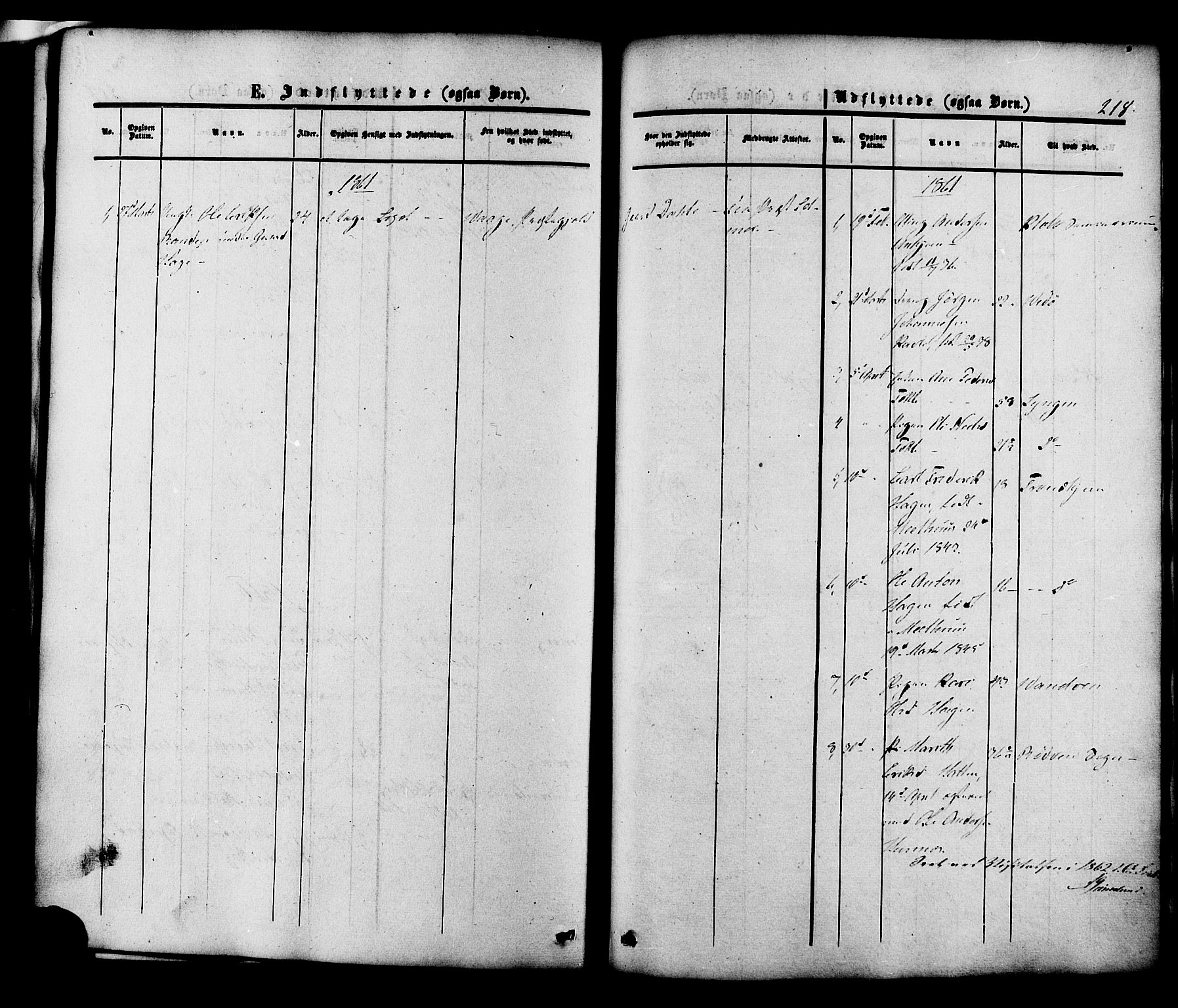 Ministerialprotokoller, klokkerbøker og fødselsregistre - Møre og Romsdal, AV/SAT-A-1454/545/L0586: Parish register (official) no. 545A02, 1854-1877, p. 218