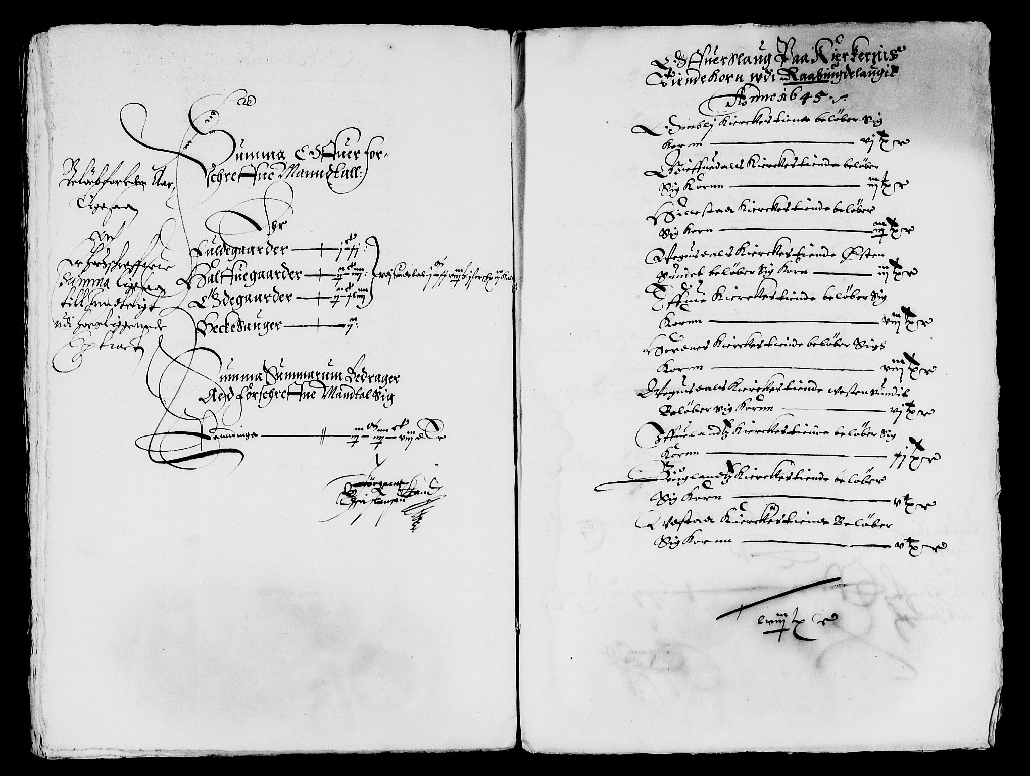 Rentekammeret inntil 1814, Reviderte regnskaper, Lensregnskaper, AV/RA-EA-5023/R/Rb/Rbq/L0035: Nedenes len. Mandals len. Råbyggelag., 1645-1647