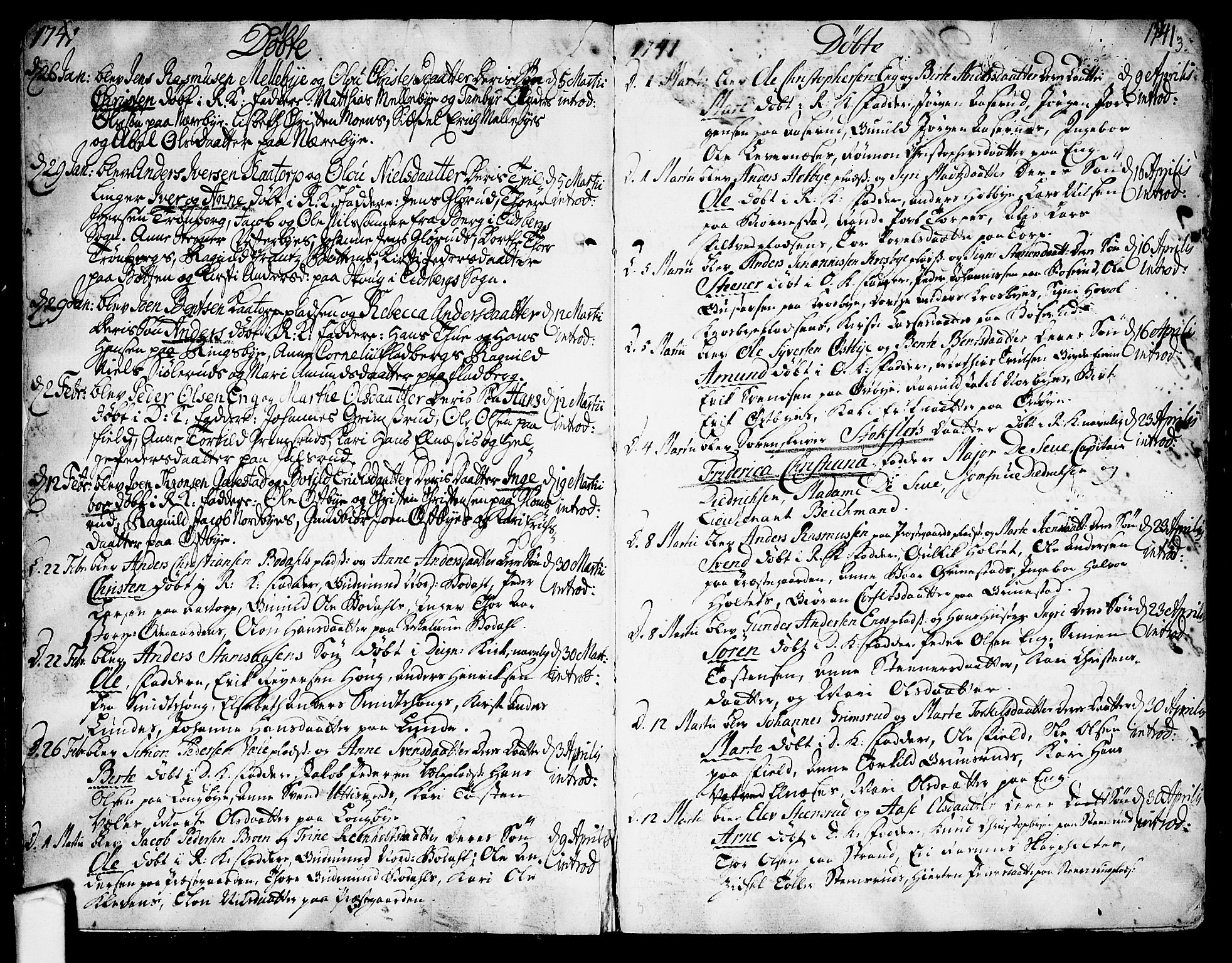 Rakkestad prestekontor Kirkebøker, AV/SAO-A-2008/F/Fa/L0002: Parish register (official) no. I 2, 1741-1751, p. 3