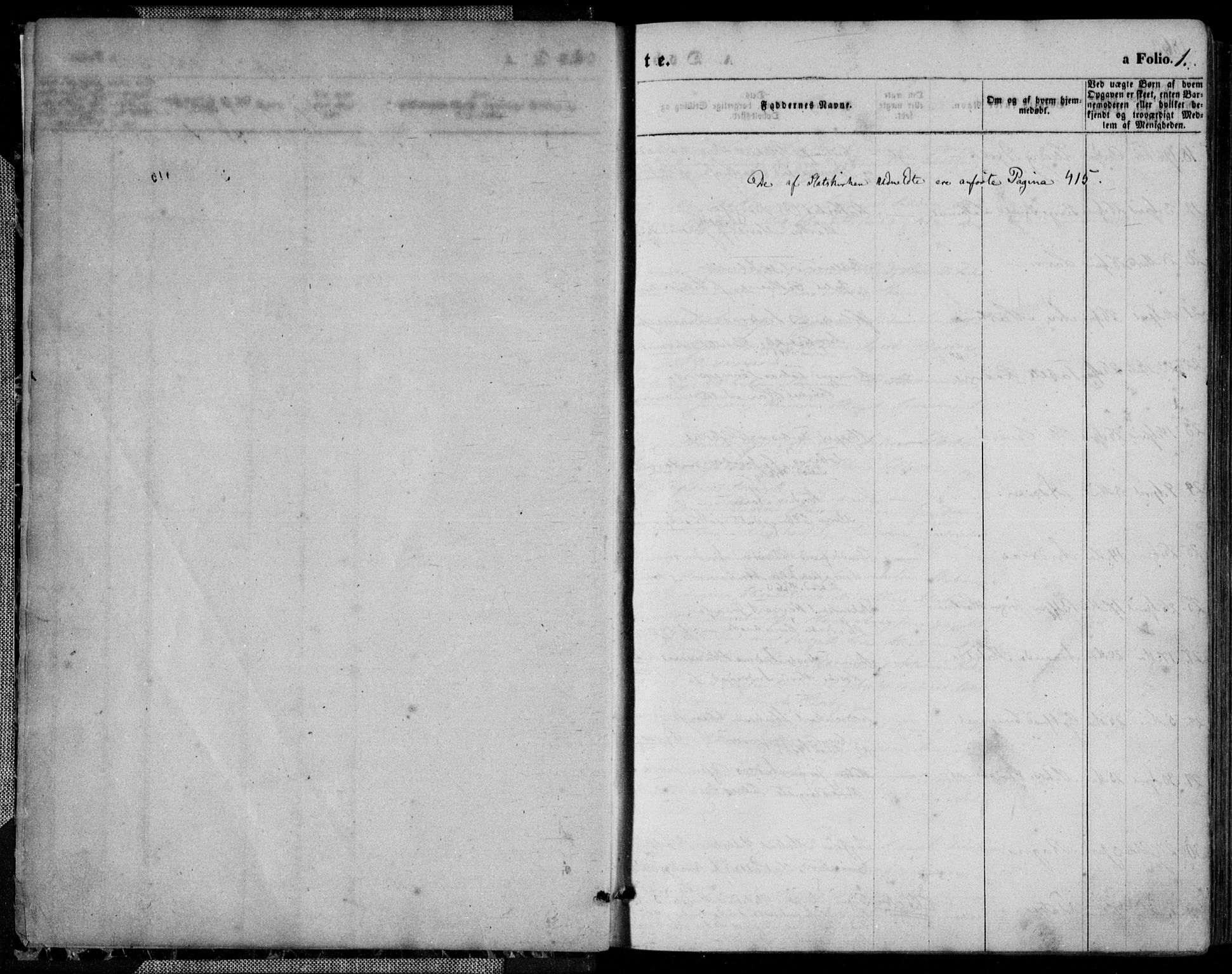 Farsund sokneprestkontor, AV/SAK-1111-0009/F/Fa/L0005: Parish register (official) no. A 5, 1863-1886, p. 1