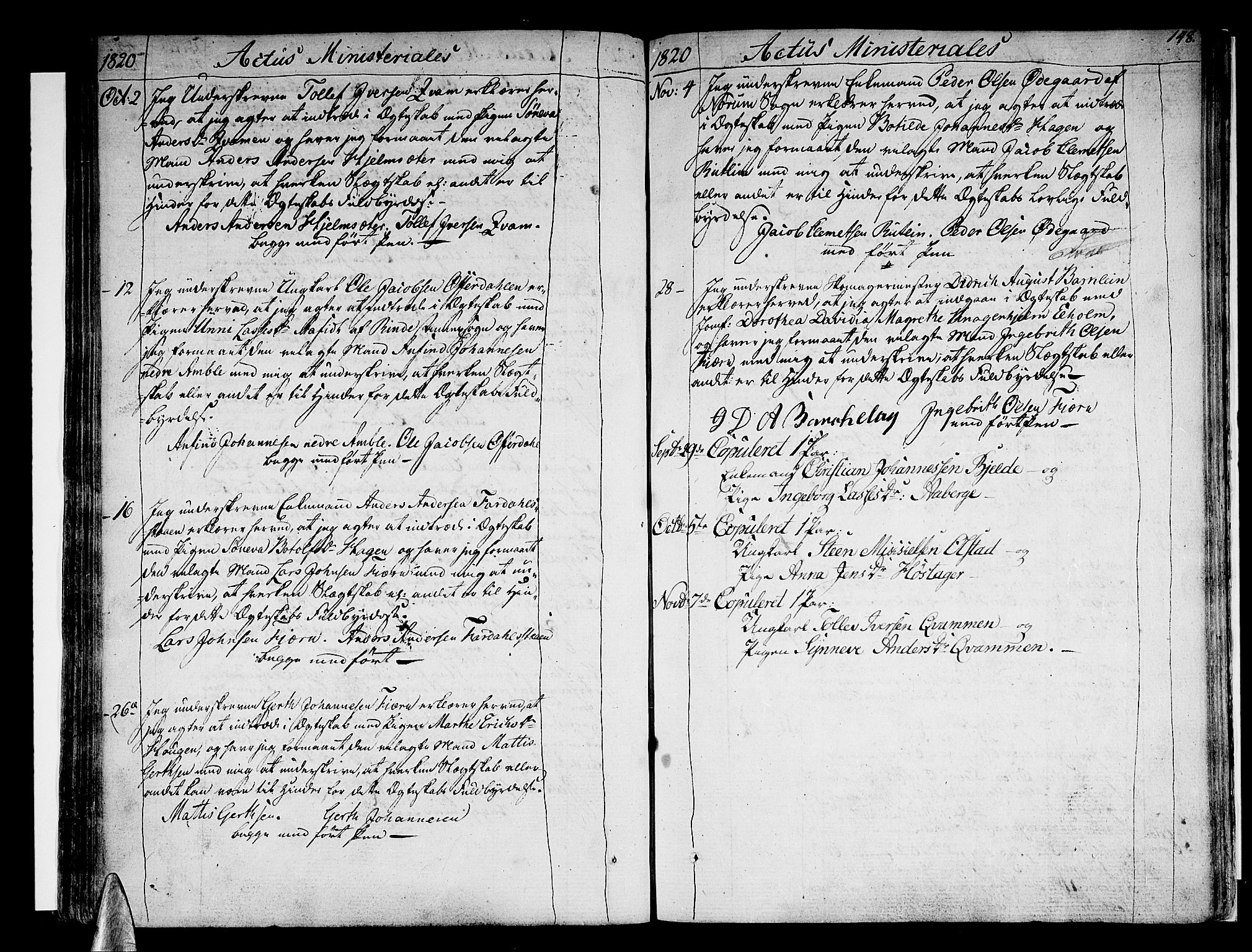 Sogndal sokneprestembete, SAB/A-81301/H/Haa/Haaa/L0009: Parish register (official) no. A 9, 1809-1821, p. 148