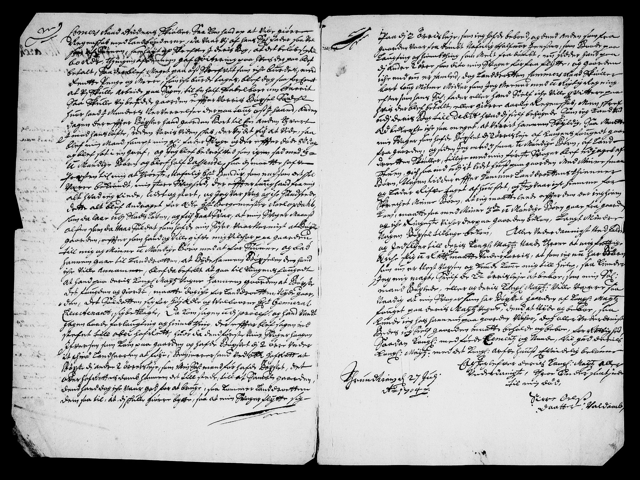 Rentekammeret inntil 1814, Realistisk ordnet avdeling, RA/EA-4070/On/L0013: [Jj 14]: Forskjellige dokumenter om krongodset i Norge, 1672-1722, p. 155