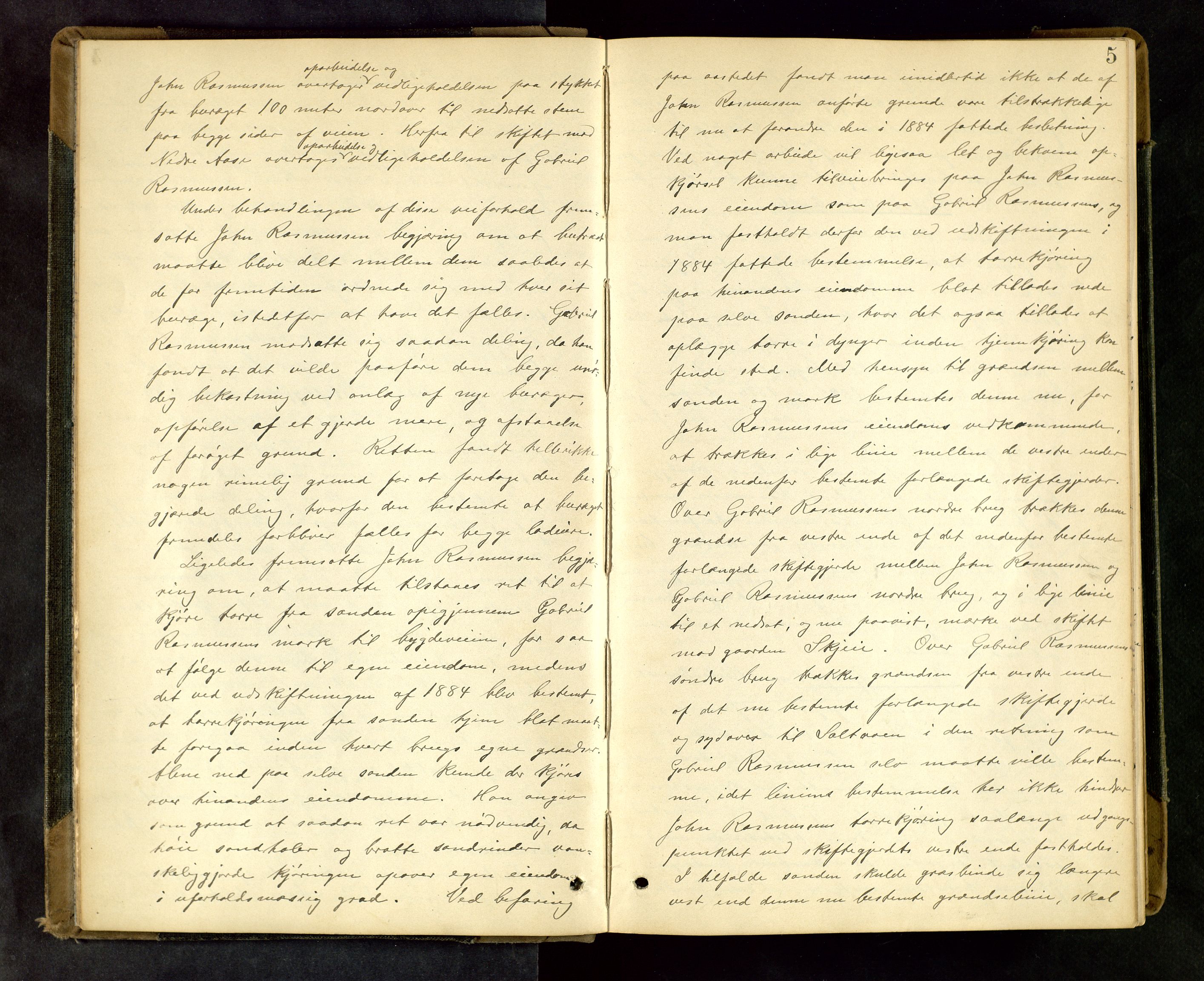 Rogaland jordskifterett, AV/SAST-A-102426/Oa/L0051: Forhandlingsprotokoll, 1894-1897, p. 5