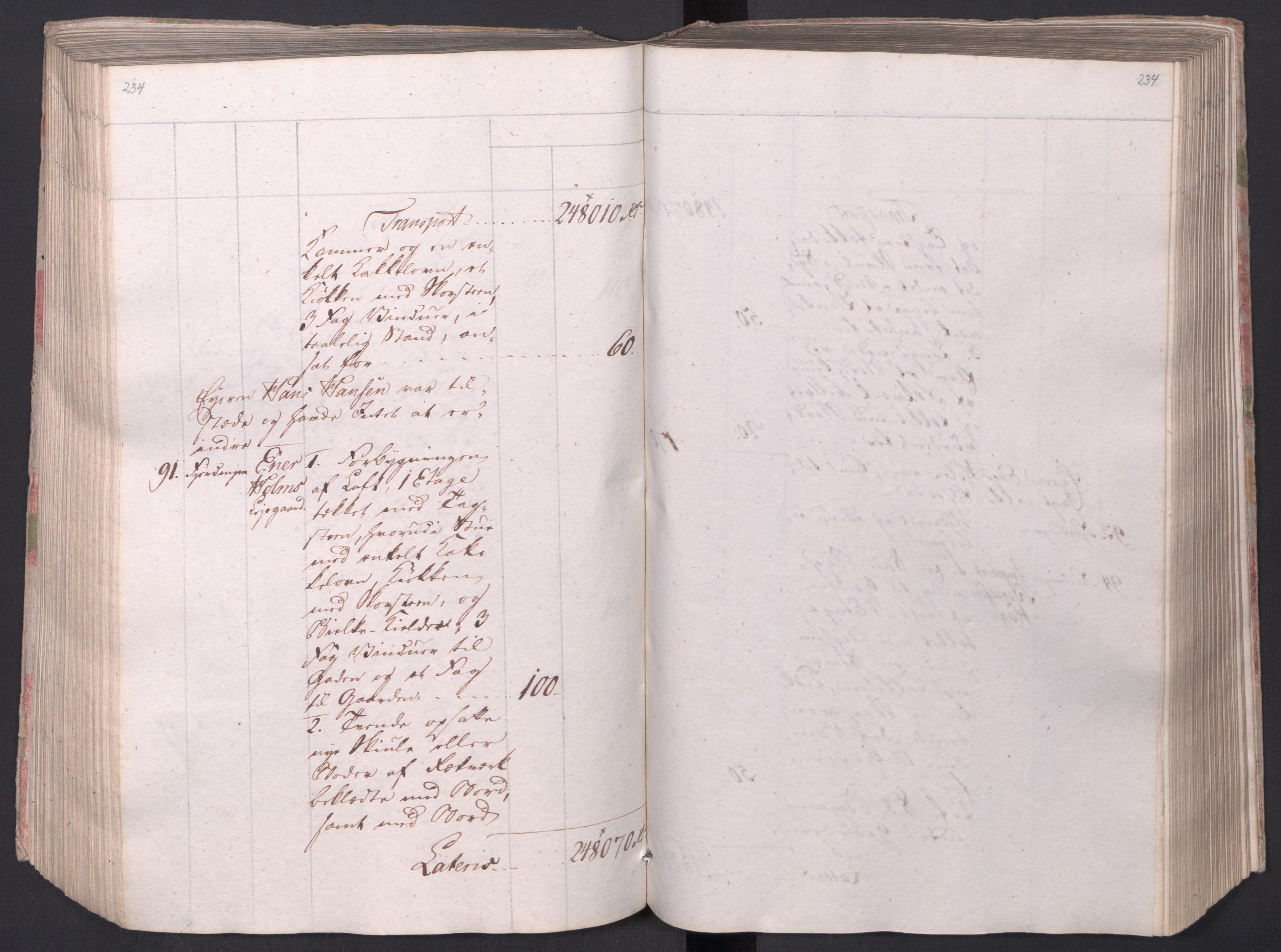 Kristiania stiftamt, AV/SAO-A-10386/I/Ia/L0015: Branntakster, 1797, p. 234