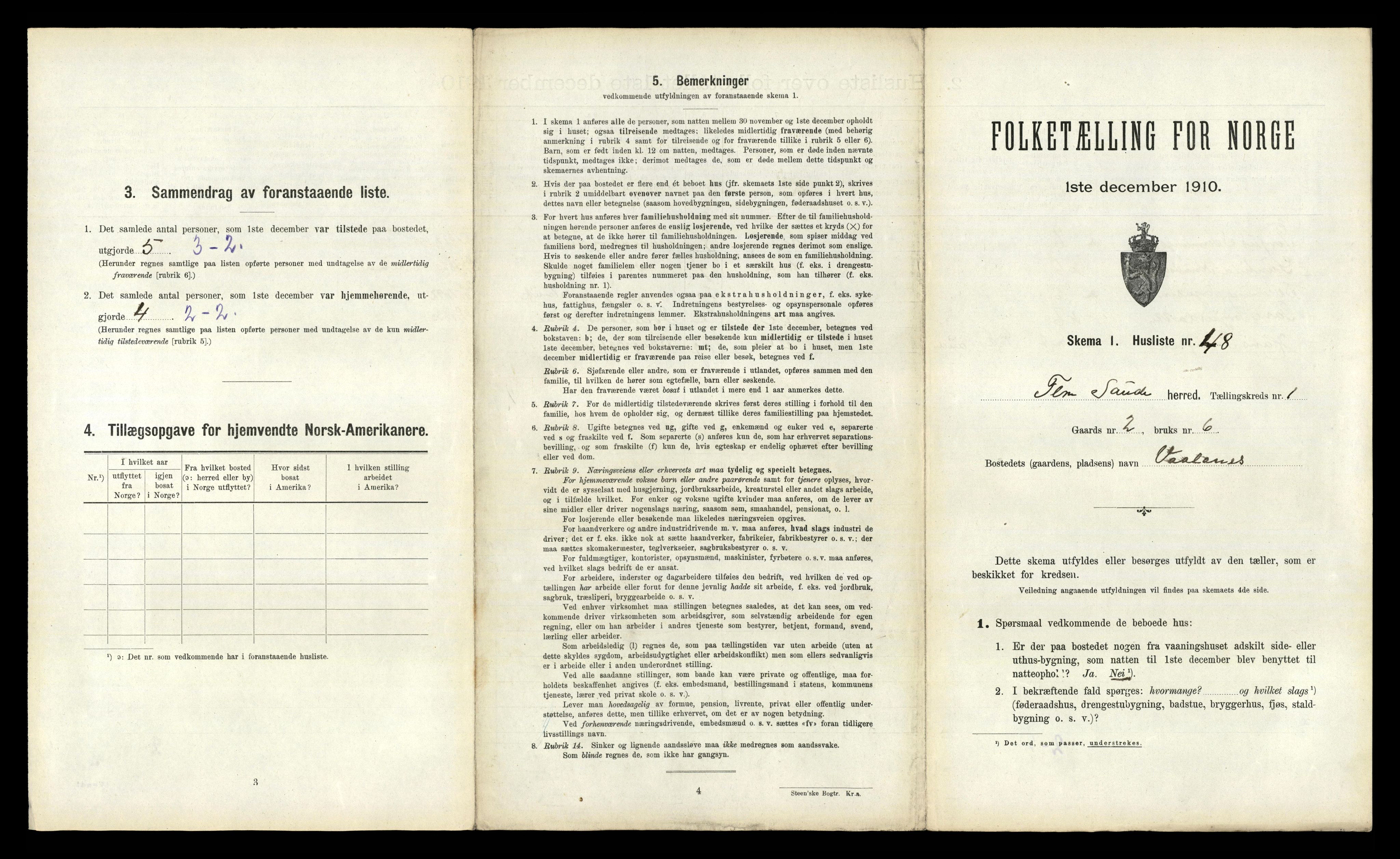 RA, 1910 census for Sauherad, 1910, p. 147