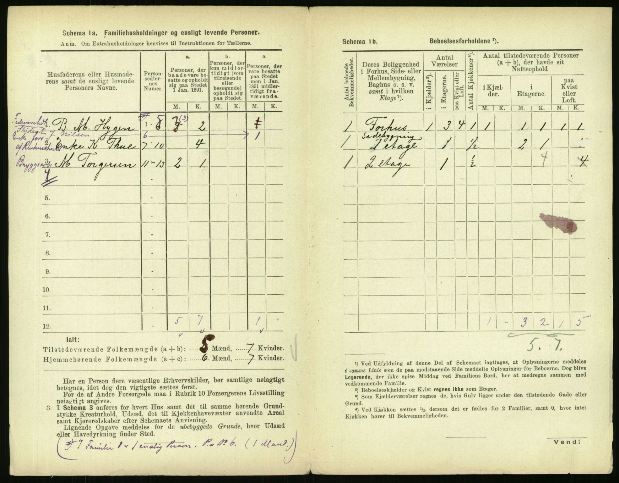 RA, 1891 census for 0301 Kristiania, 1891, p. 30804