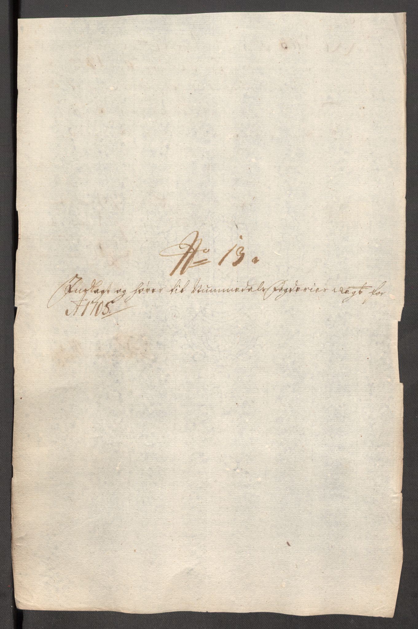 Rentekammeret inntil 1814, Reviderte regnskaper, Fogderegnskap, AV/RA-EA-4092/R64/L4429: Fogderegnskap Namdal, 1705-1706, p. 143