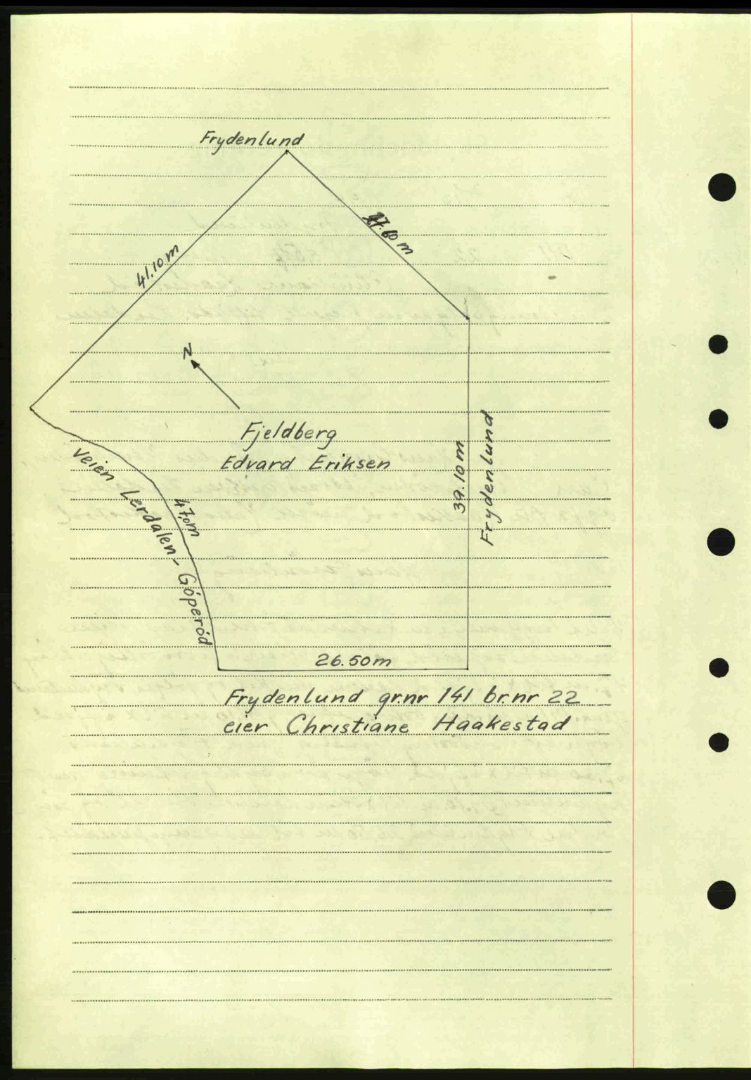 Idd og Marker sorenskriveri, AV/SAO-A-10283/G/Gb/Gbb/L0007: Mortgage book no. A7, 1944-1945, Diary no: : 2/1945