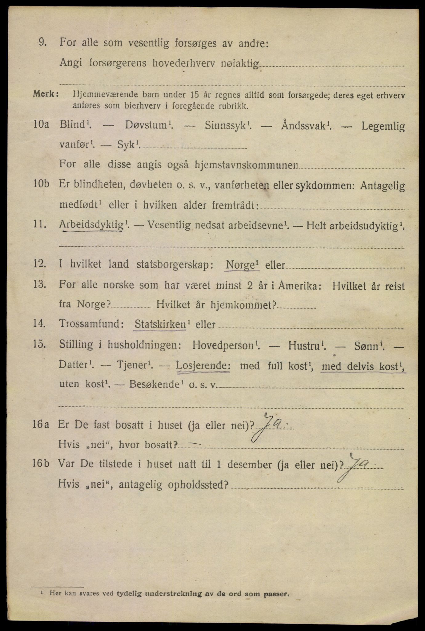 SAKO, 1920 census for Svelvik, 1920, p. 1182