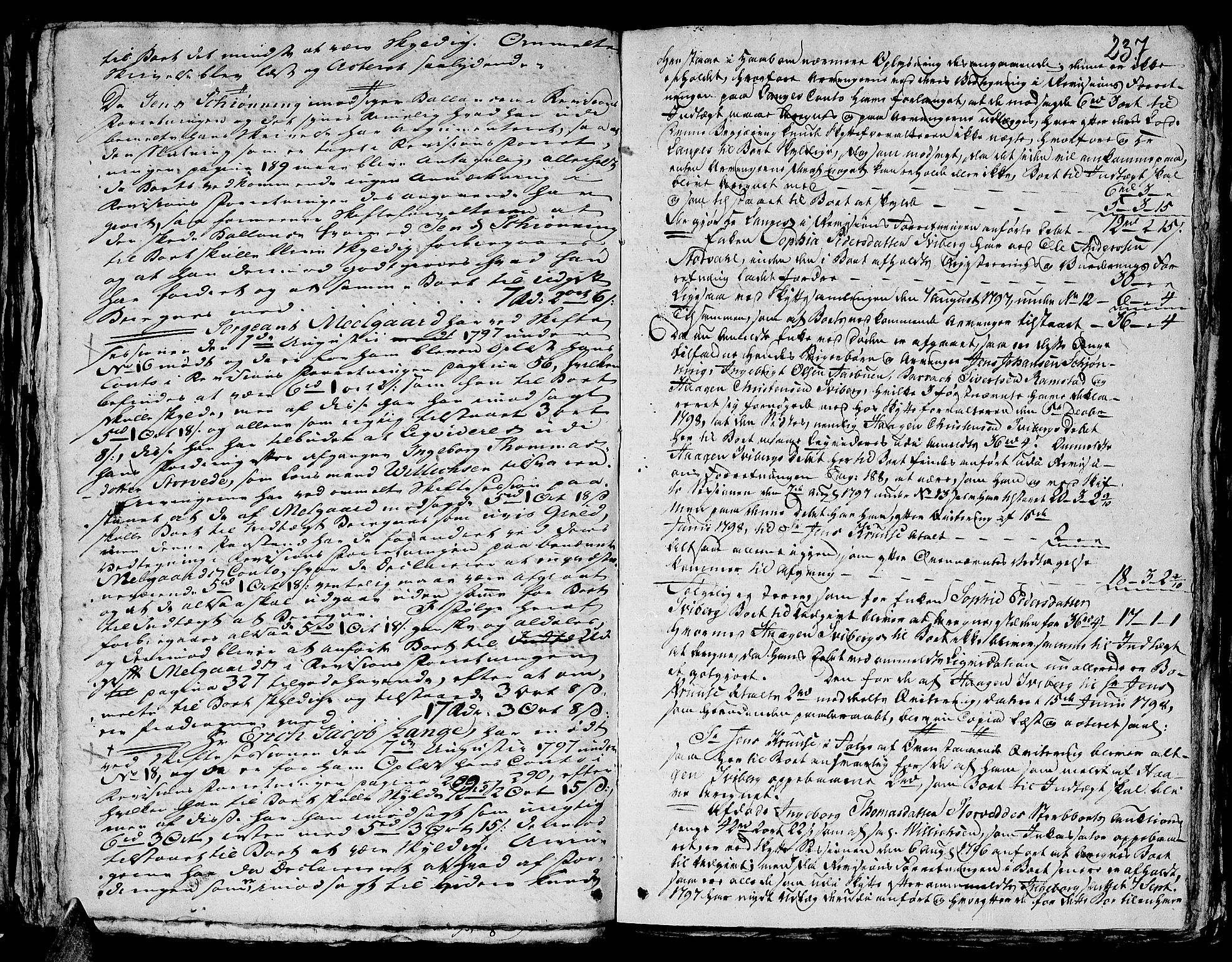 Namdal sorenskriveri, AV/SAT-A-4133/1/3/3A/L0024: Skifteprotokoll nr. 18, 1800, p. 236b-237a