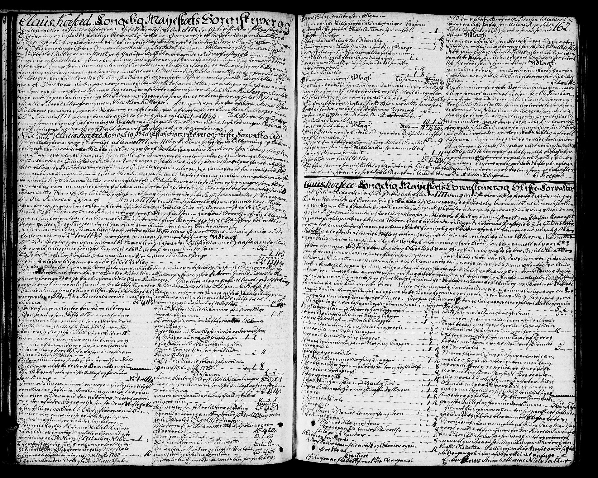 Gauldal sorenskriveri, SAT/A-0014/1/3/3A/L0006: Skifteprotokoll, 1777-1782, p. 161b-162a