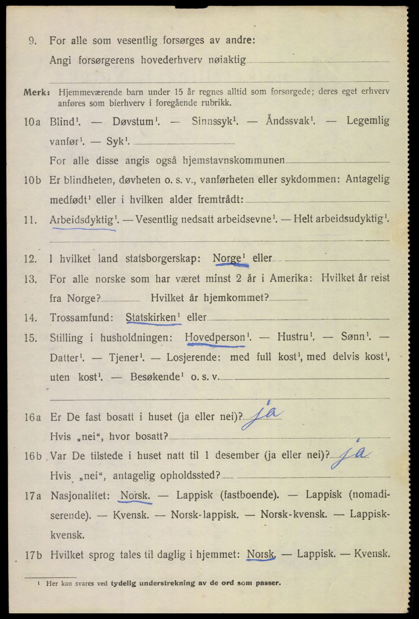 SAT, 1920 census for Bodin, 1920, p. 1947