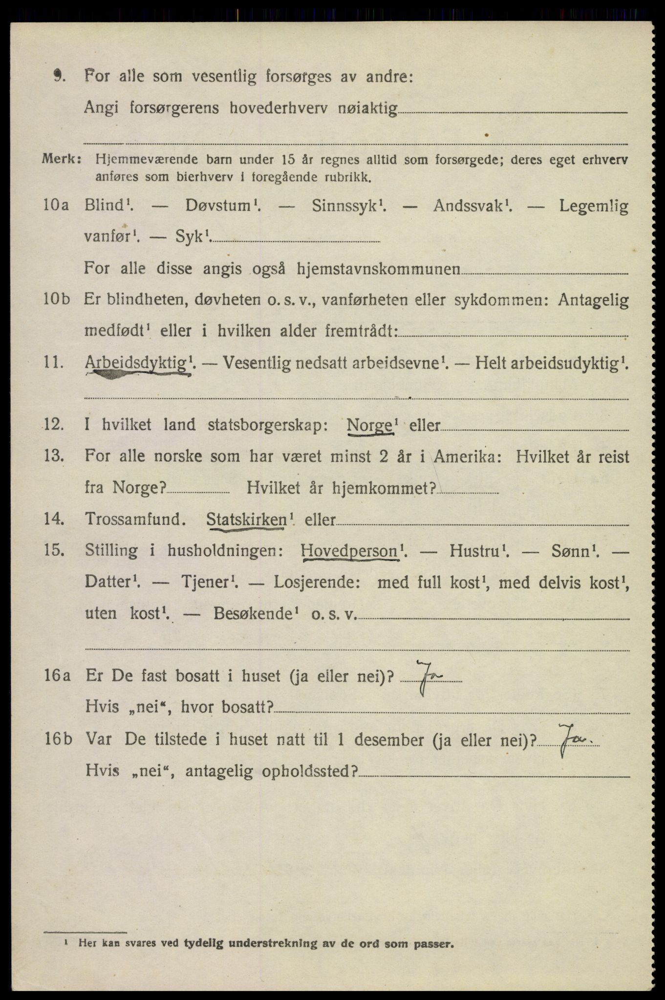 SAKO, 1920 census for Sauherad, 1920, p. 5068