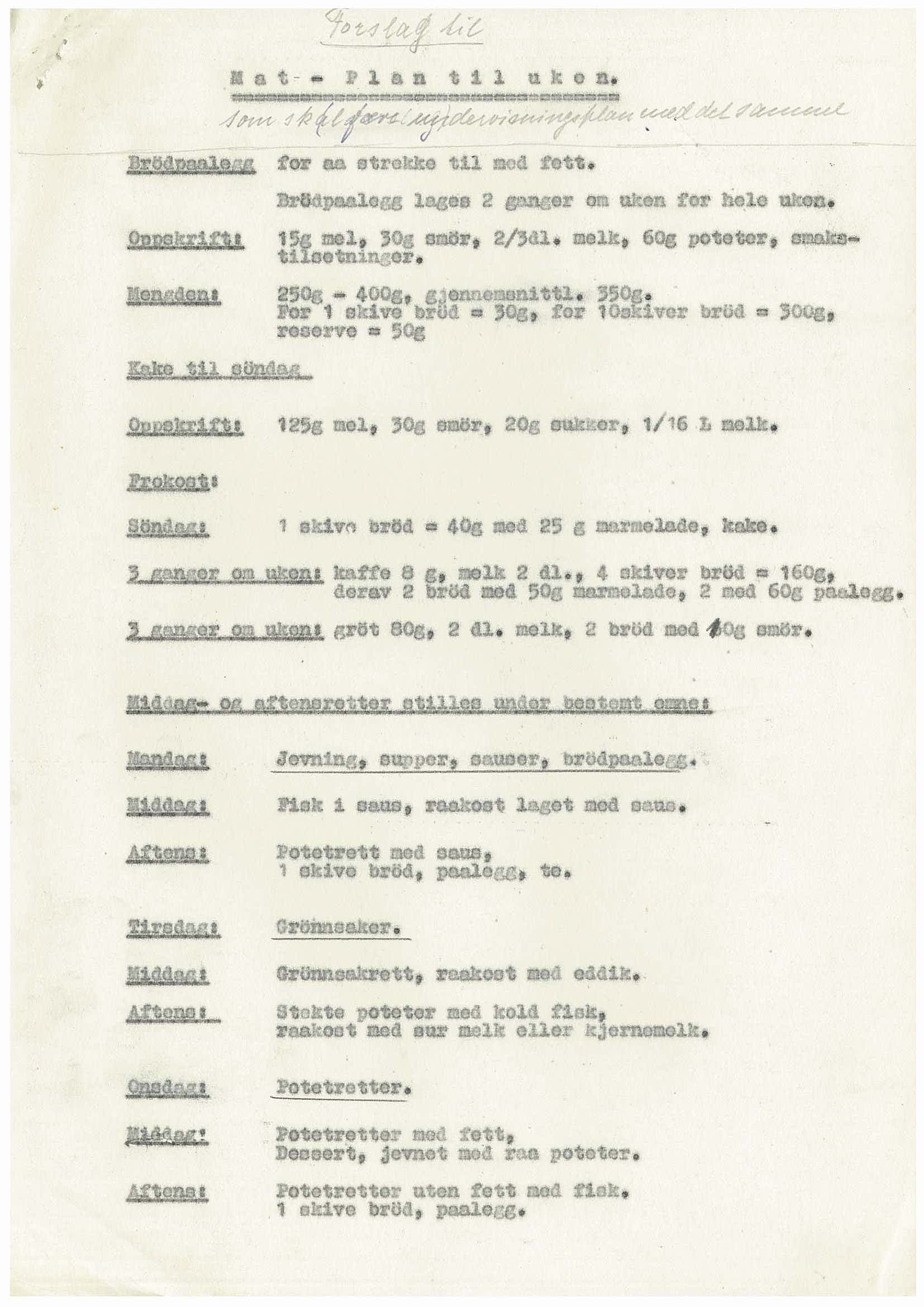 Tyske arkiver, Reichskommissariat, AV/RA-RAFA-2174/E/Ec/Ecf/L0023/0018: Skriv, forordninger og sirkulærer / Diverse vedr. matoppskrifter, 1940-1945, p. 8