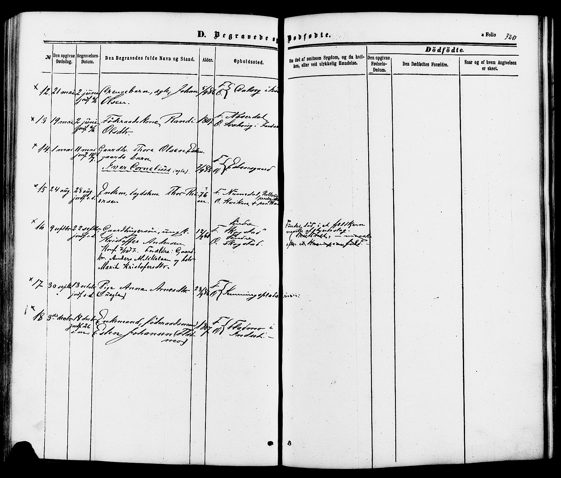 Kvikne prestekontor, AV/SAH-PREST-064/H/Ha/Haa/L0006: Parish register (official) no. 6, 1863-1886, p. 320