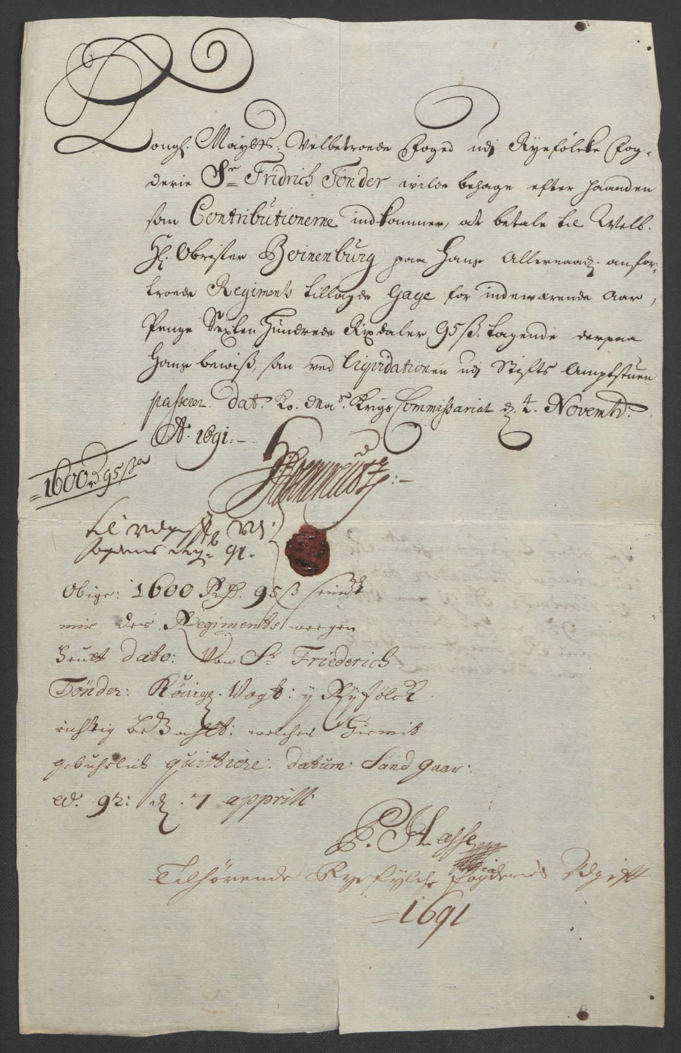 Rentekammeret inntil 1814, Reviderte regnskaper, Fogderegnskap, AV/RA-EA-4092/R47/L2856: Fogderegnskap Ryfylke, 1689-1693, p. 393