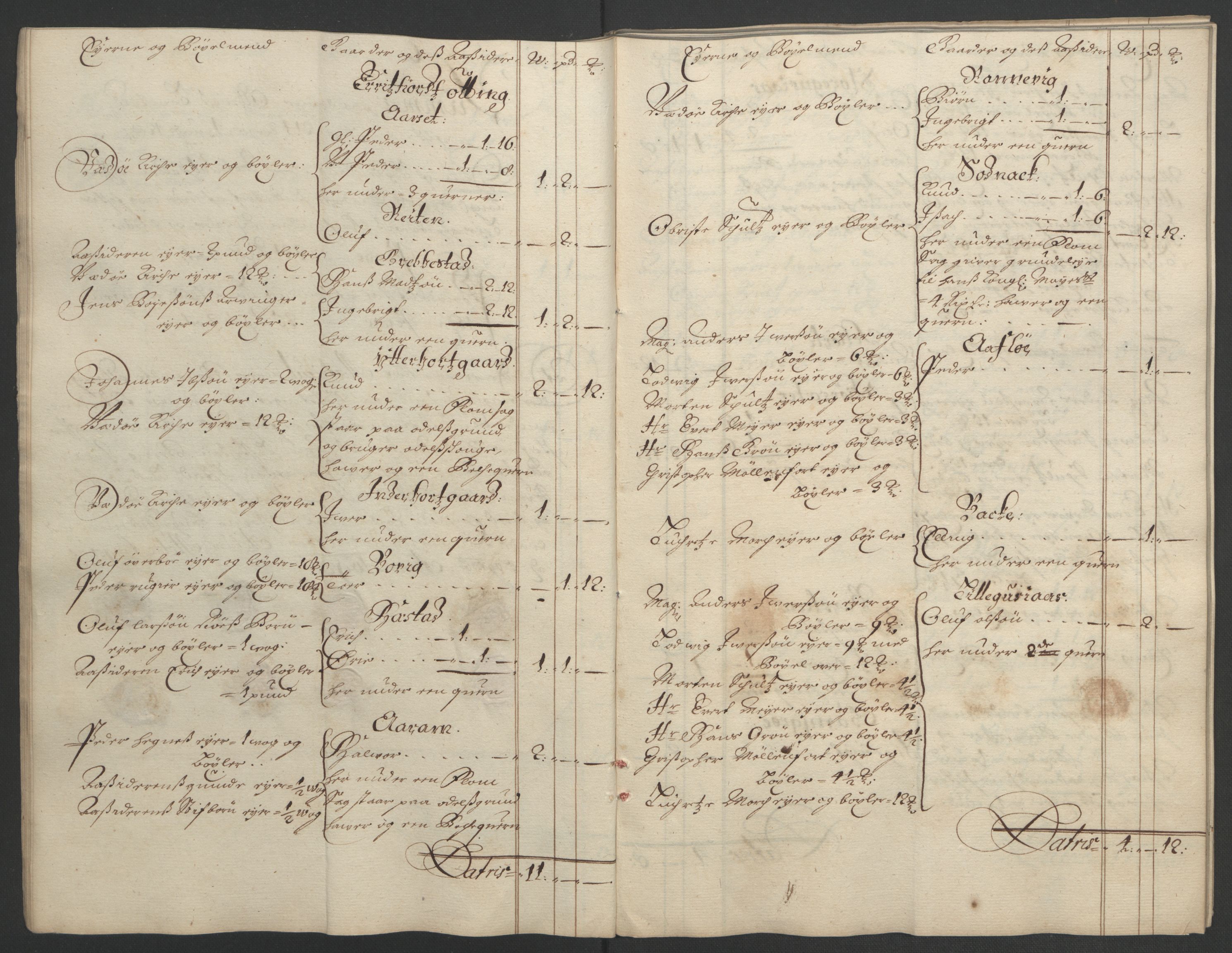 Rentekammeret inntil 1814, Reviderte regnskaper, Fogderegnskap, AV/RA-EA-4092/R55/L3650: Fogderegnskap Romsdal, 1692, p. 22