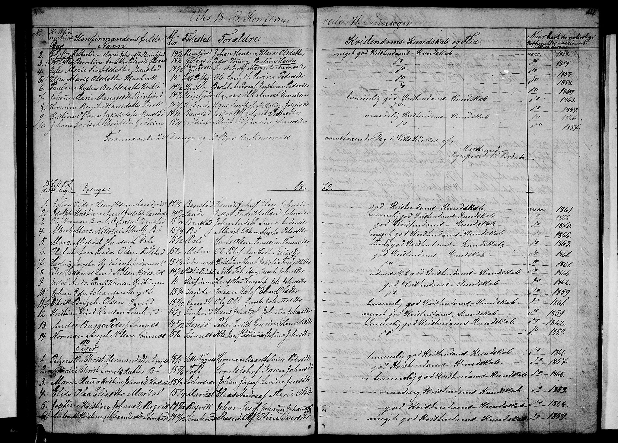 Ministerialprotokoller, klokkerbøker og fødselsregistre - Nordland, AV/SAT-A-1459/812/L0187: Parish register (copy) no. 812C05, 1850-1883, p. 127