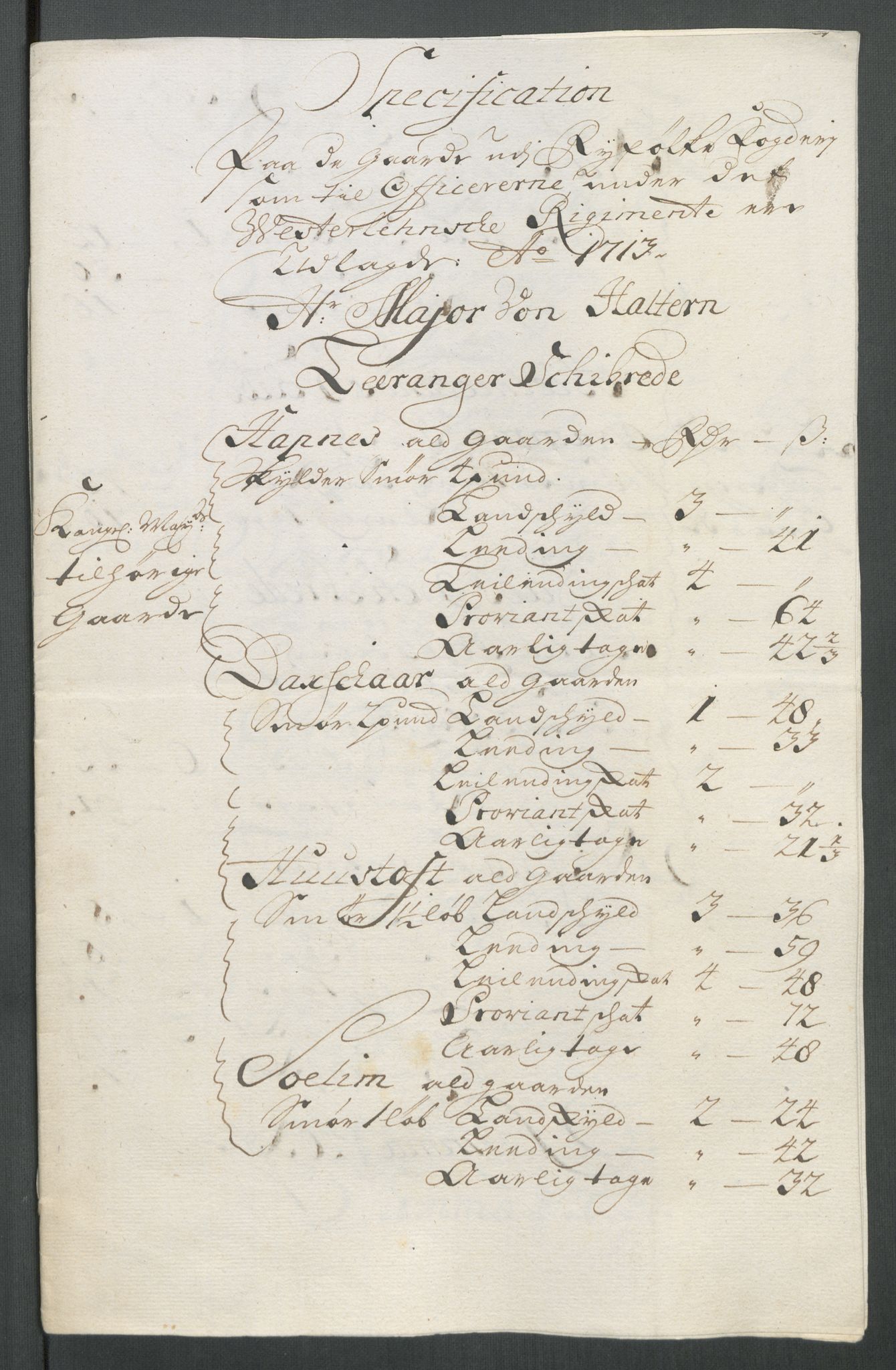 Rentekammeret inntil 1814, Reviderte regnskaper, Fogderegnskap, RA/EA-4092/R47/L2866: Fogderegnskap Ryfylke, 1713, p. 291