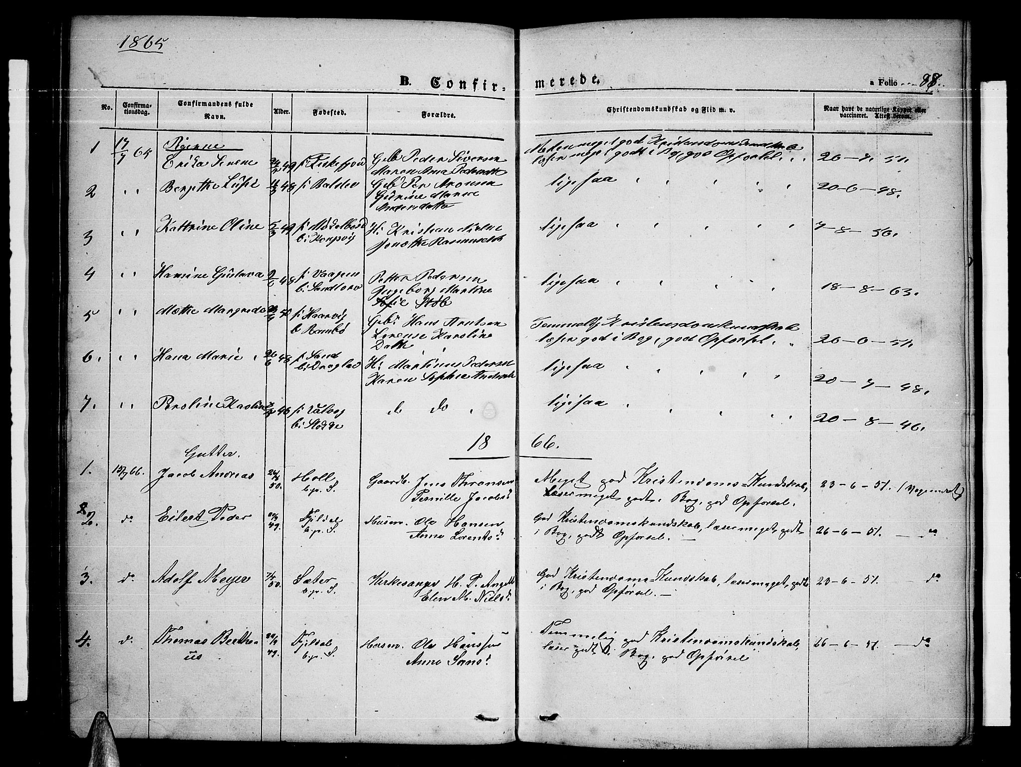 Ministerialprotokoller, klokkerbøker og fødselsregistre - Nordland, AV/SAT-A-1459/865/L0929: Parish register (copy) no. 865C01, 1840-1866, p. 88