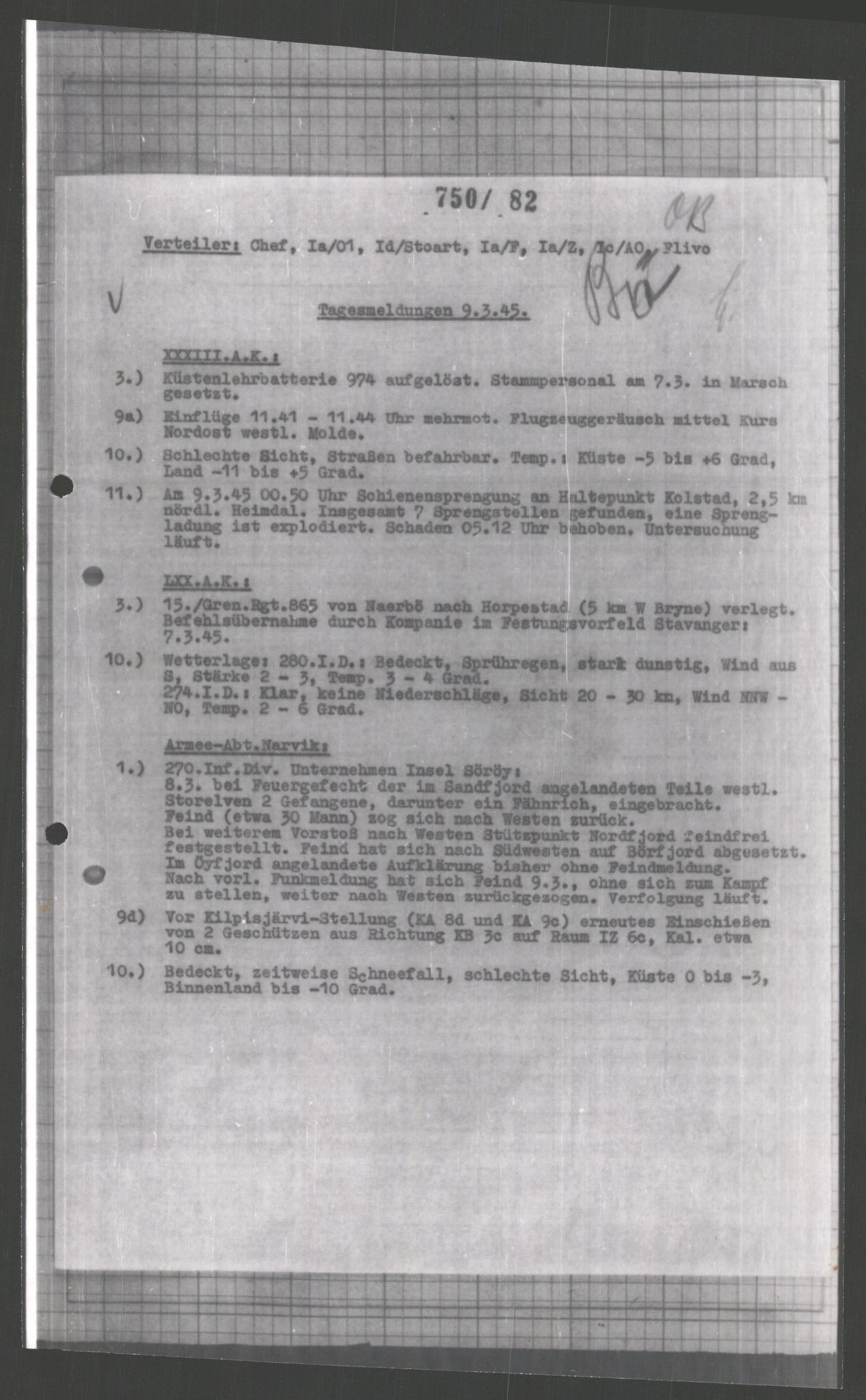 Forsvarets Overkommando. 2 kontor. Arkiv 11.4. Spredte tyske arkivsaker, AV/RA-RAFA-7031/D/Dar/Dara/L0003: Krigsdagbøker for 20. Gebirgs-Armee-Oberkommando (AOK 20), 1945, p. 511