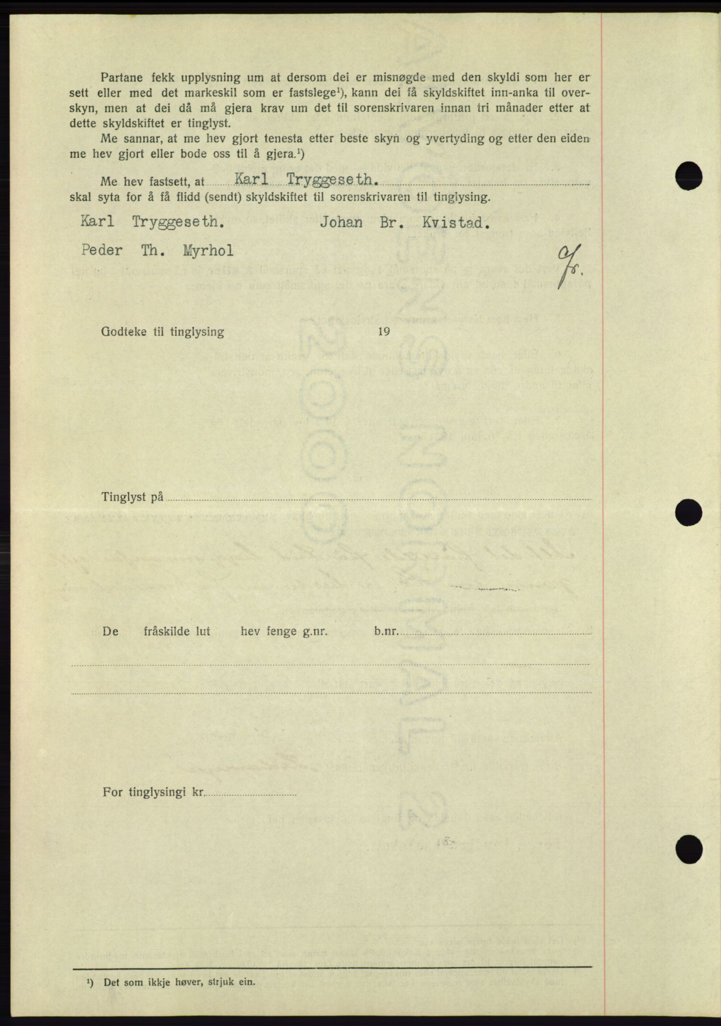 Søre Sunnmøre sorenskriveri, SAT/A-4122/1/2/2C/L0062: Mortgage book no. 56, 1936-1937, Diary no: : 1833/1936