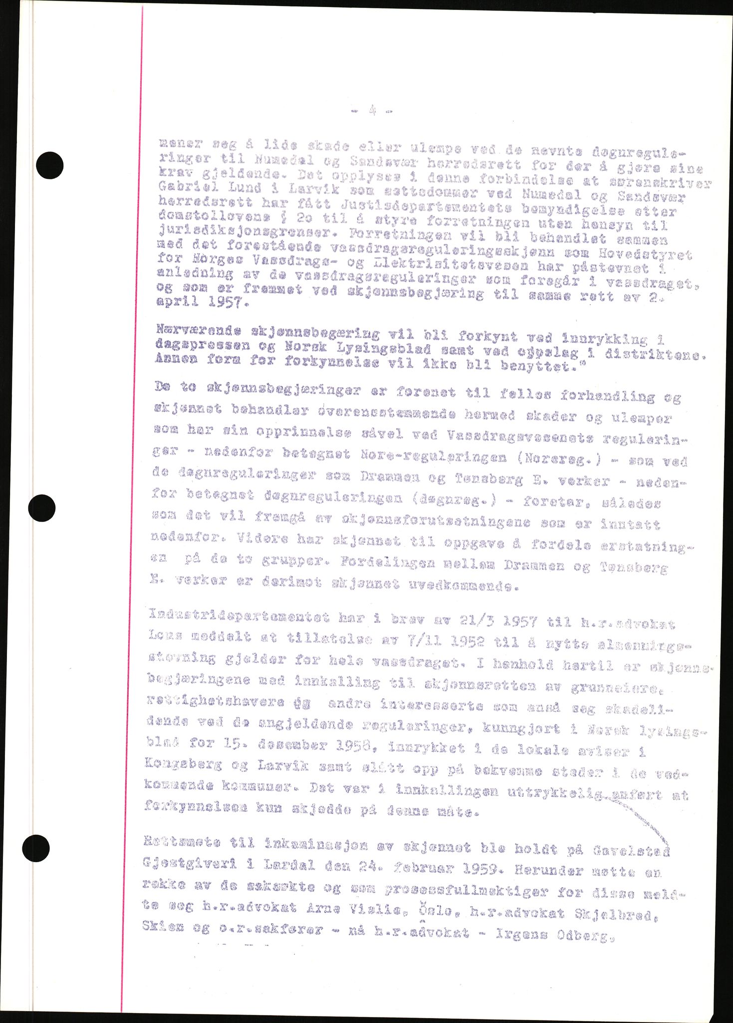 Larvik sorenskriveri, AV/SAKO-A-83/F/Fd/Fdb/L0020: Domsprotokoll - sivile saker, 1964, p. 13