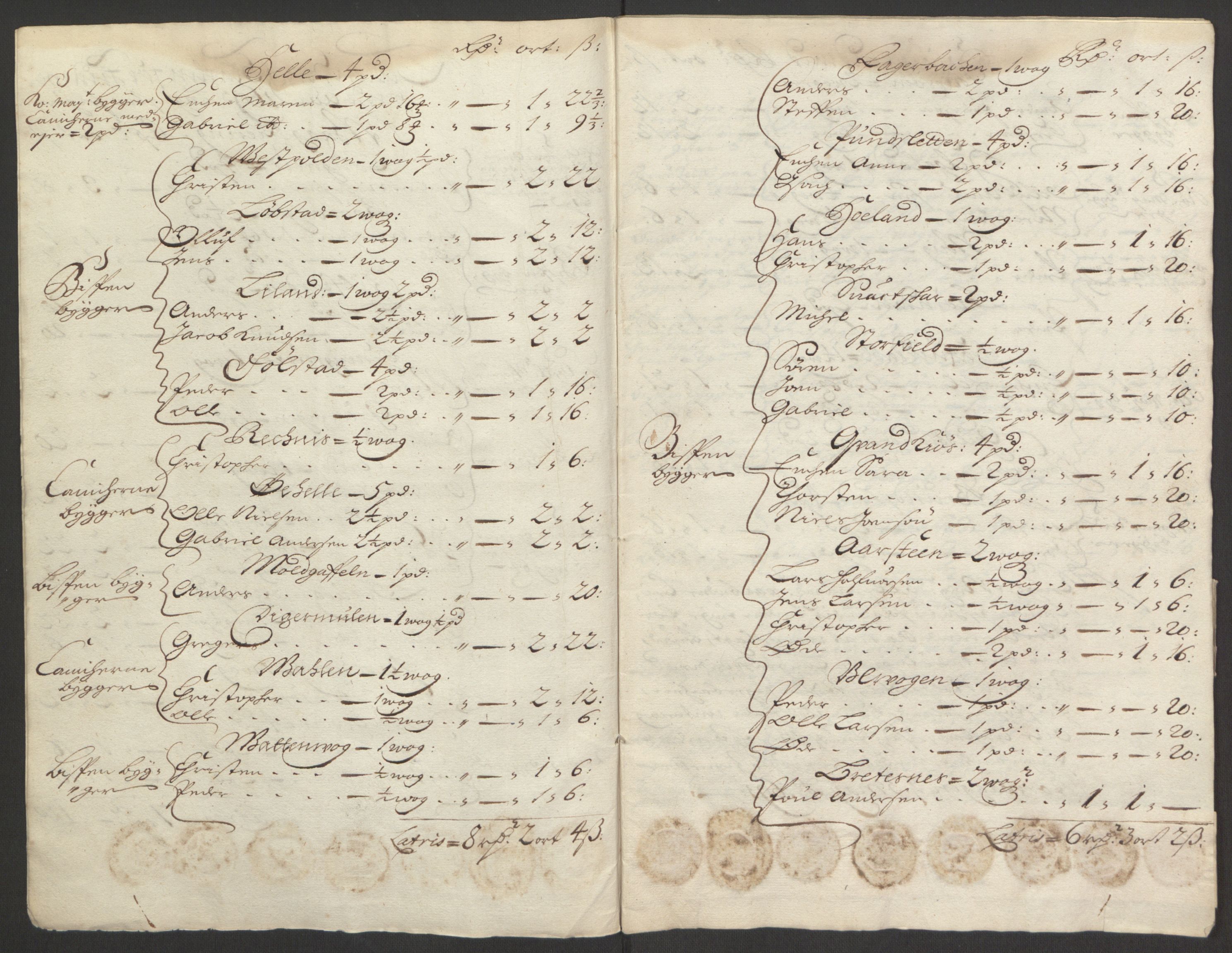 Rentekammeret inntil 1814, Reviderte regnskaper, Fogderegnskap, AV/RA-EA-4092/R67/L4675: Fogderegnskap Vesterålen, Andenes og Lofoten, 1691-1693, p. 231