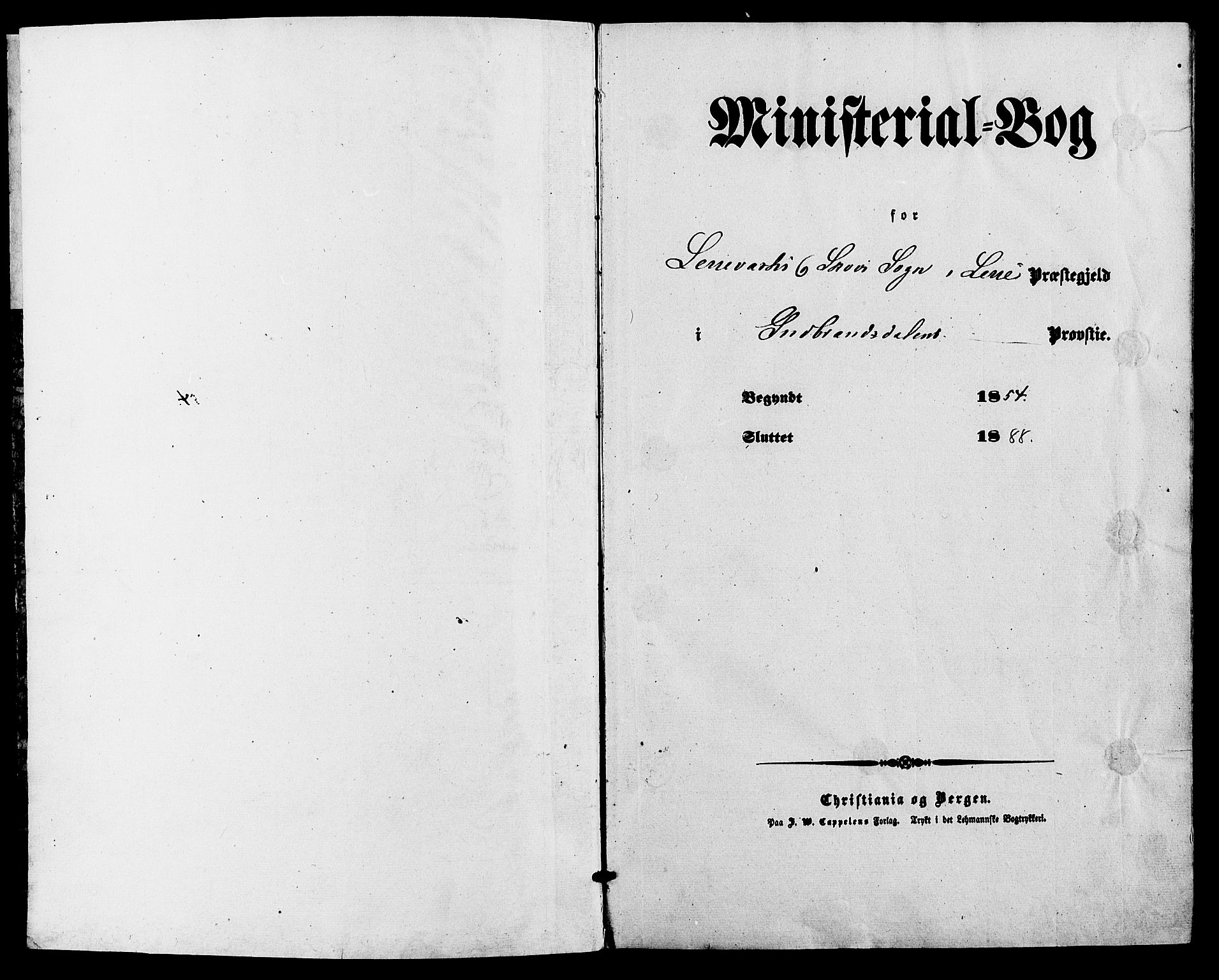 Lesja prestekontor, SAH/PREST-068/H/Ha/Haa/L0009: Parish register (official) no. 9, 1854-1889