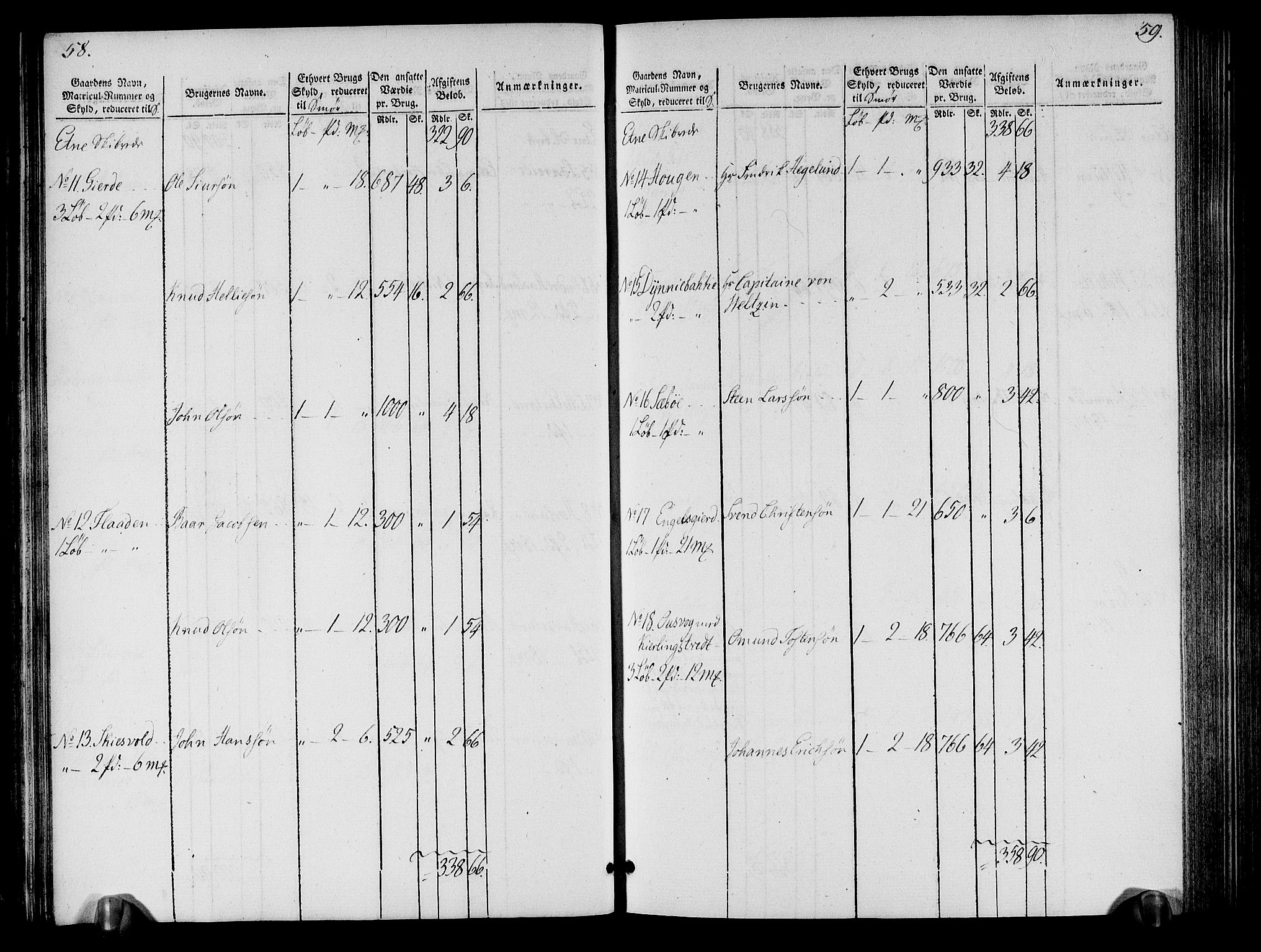 Rentekammeret inntil 1814, Realistisk ordnet avdeling, AV/RA-EA-4070/N/Ne/Nea/L0109: Sunnhordland og Hardanger fogderi. Oppebørselsregister, 1803-1804, p. 32