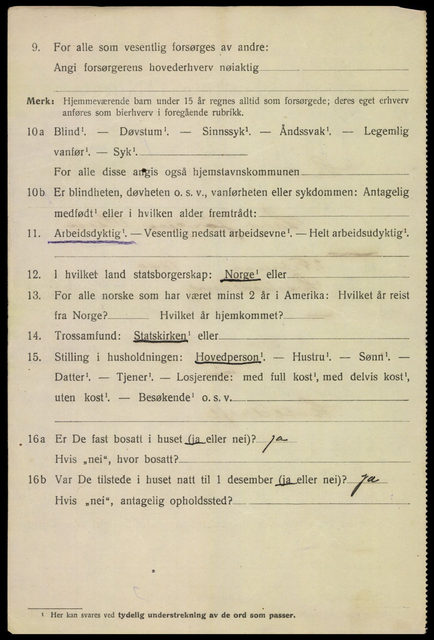 SAK, 1920 census for Kristiansand, 1920, p. 13730