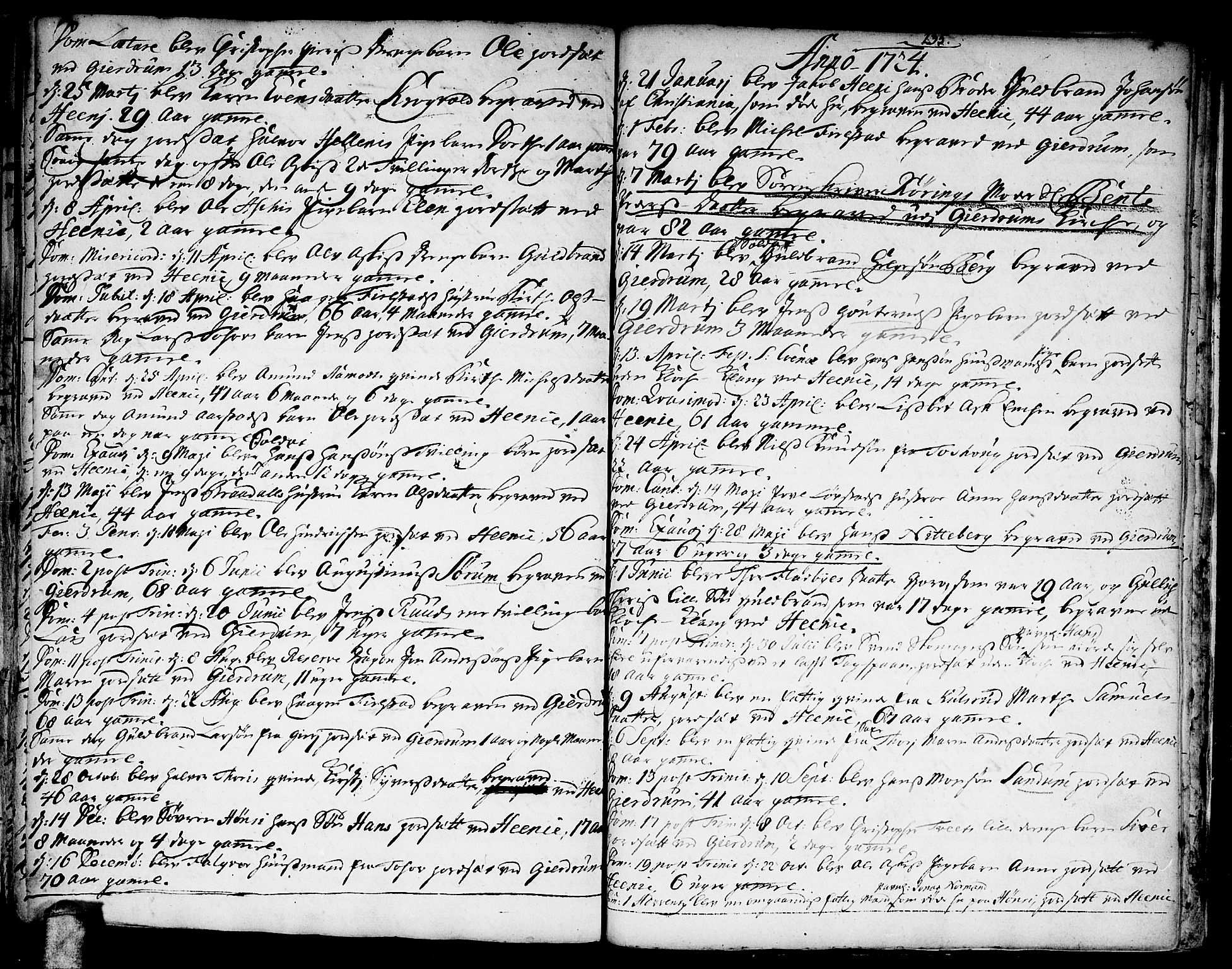 Gjerdrum prestekontor Kirkebøker, AV/SAO-A-10412b/F/Fa/L0001: Parish register (official) no. I 1, 1689-1736, p. 135