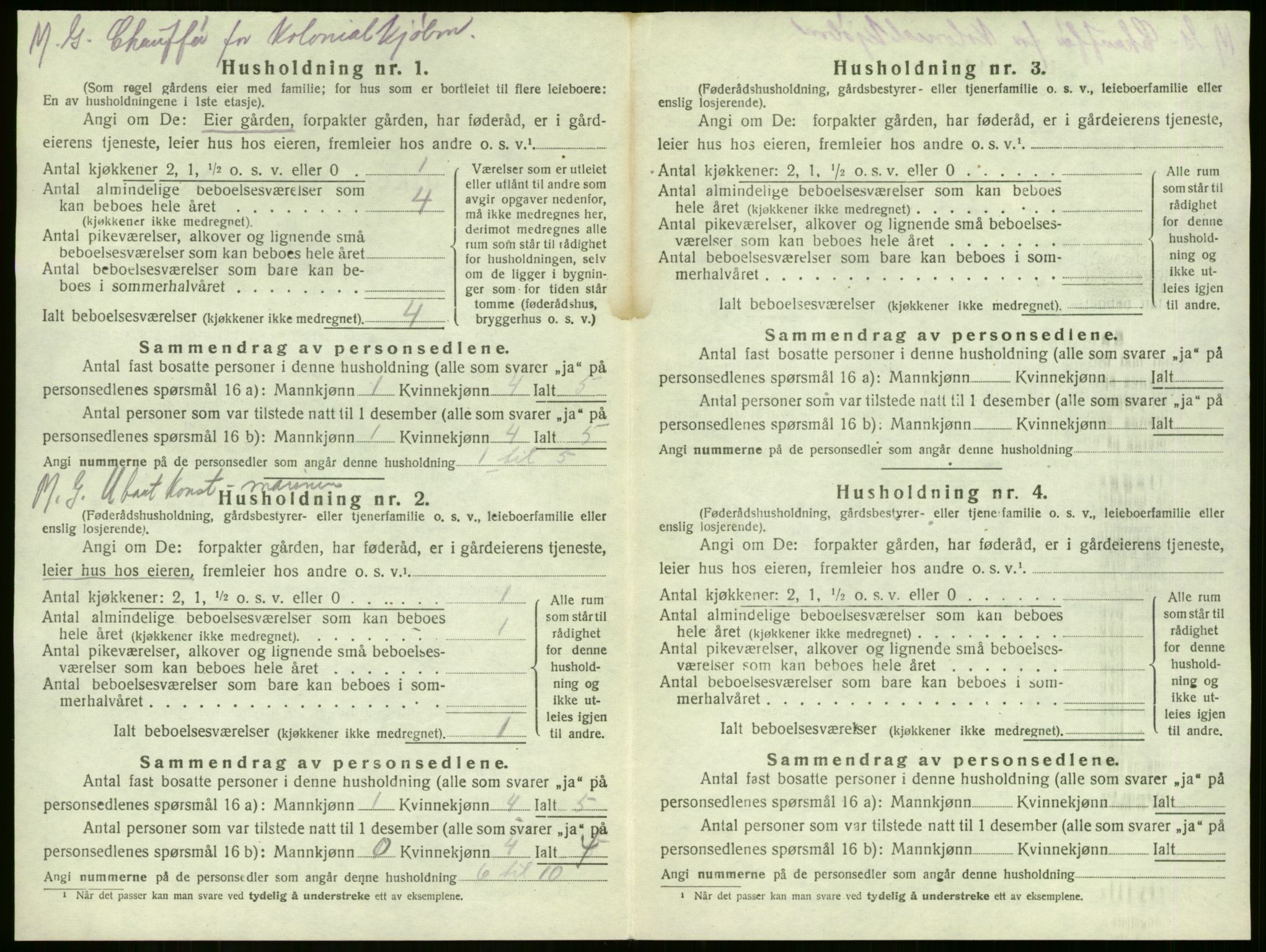 SAKO, 1920 census for Sem, 1920, p. 1969