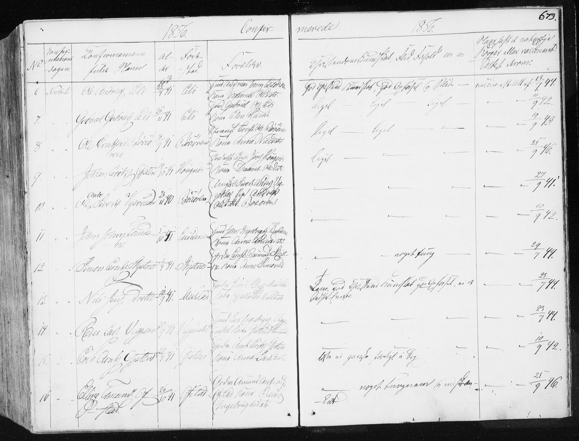 Ministerialprotokoller, klokkerbøker og fødselsregistre - Sør-Trøndelag, AV/SAT-A-1456/665/L0771: Parish register (official) no. 665A06, 1830-1856, p. 673