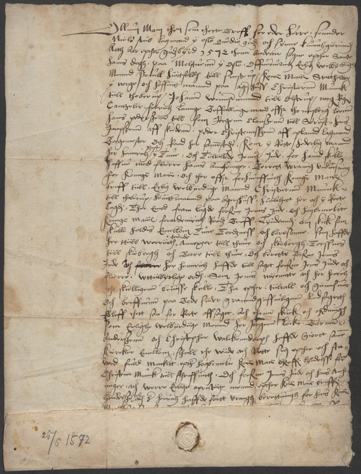 Riksarkivets diplomsamling, AV/RA-EA-5965/F15/L0002: Prestearkiv - Østfold, 1572-1683, p. 85