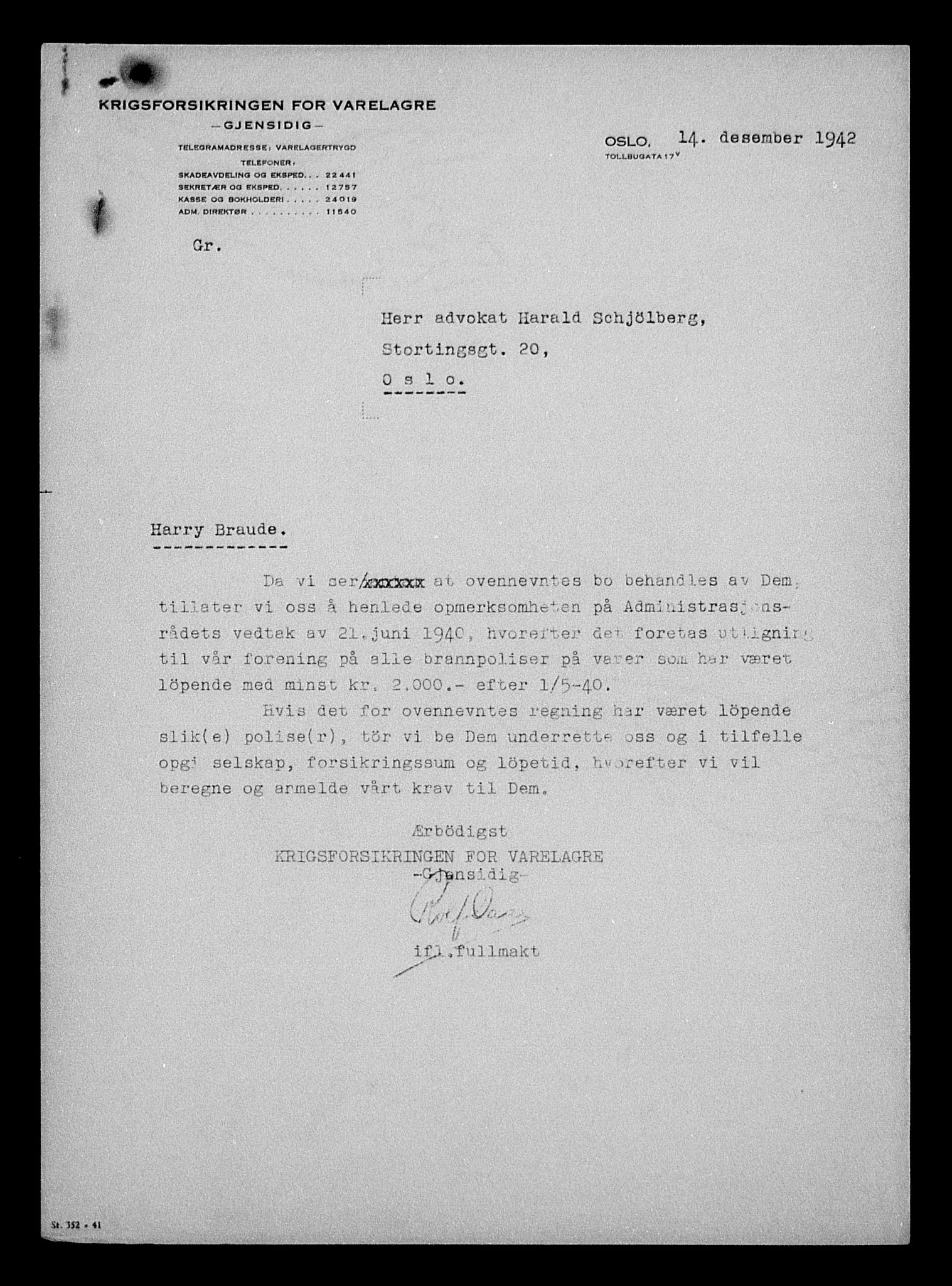 Justisdepartementet, Tilbakeføringskontoret for inndratte formuer, AV/RA-S-1564/H/Hc/Hcc/L0927: --, 1945-1947, p. 523