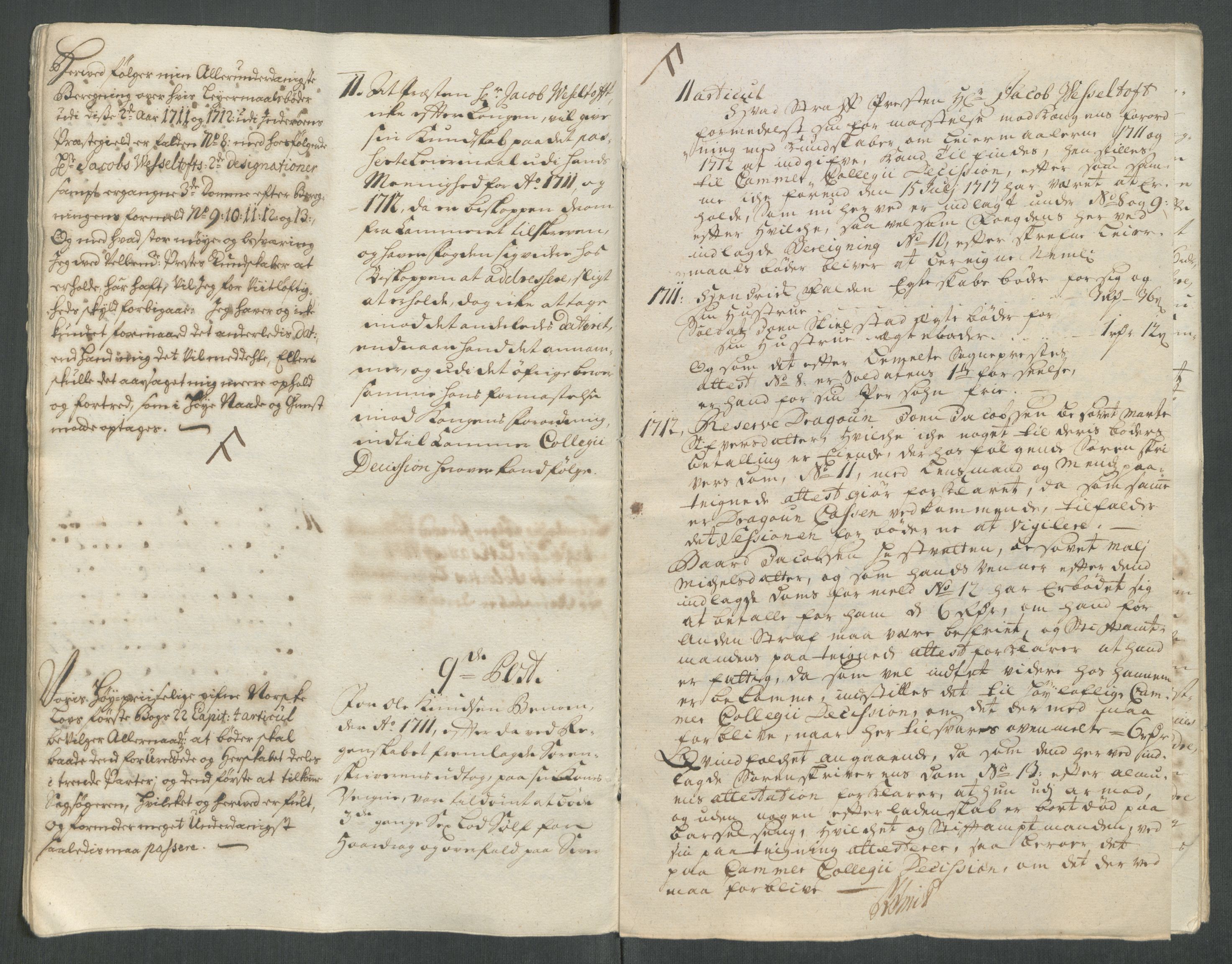 Rentekammeret inntil 1814, Reviderte regnskaper, Fogderegnskap, AV/RA-EA-4092/R63/L4320: Fogderegnskap Inderøy, 1712, p. 423