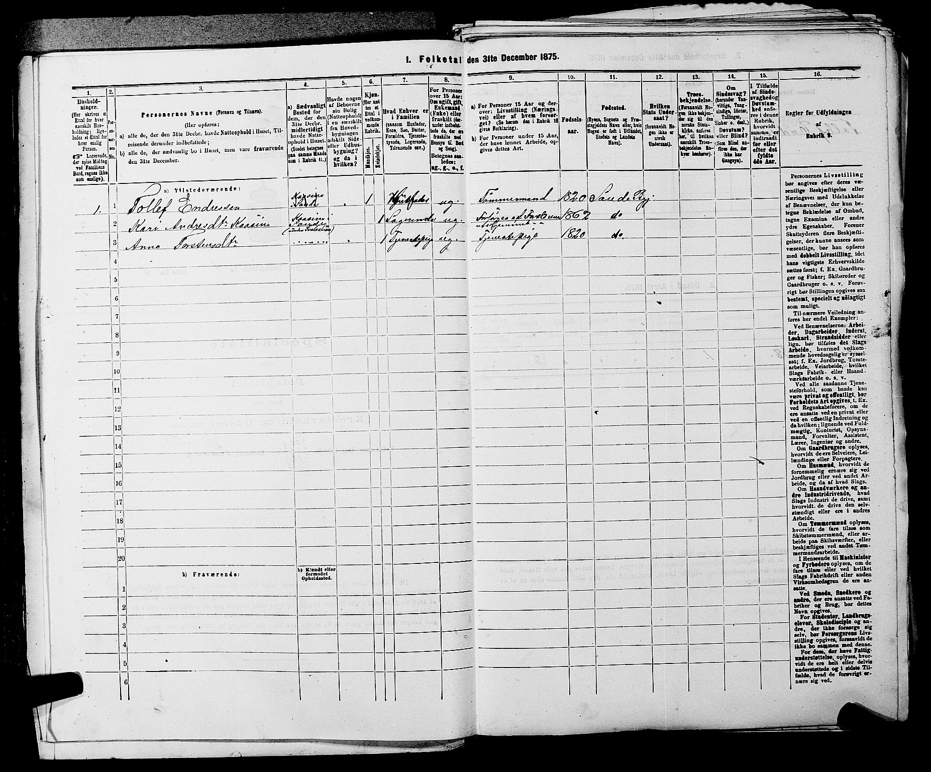 SAKO, 1875 census for 0822P Sauherad, 1875, p. 66