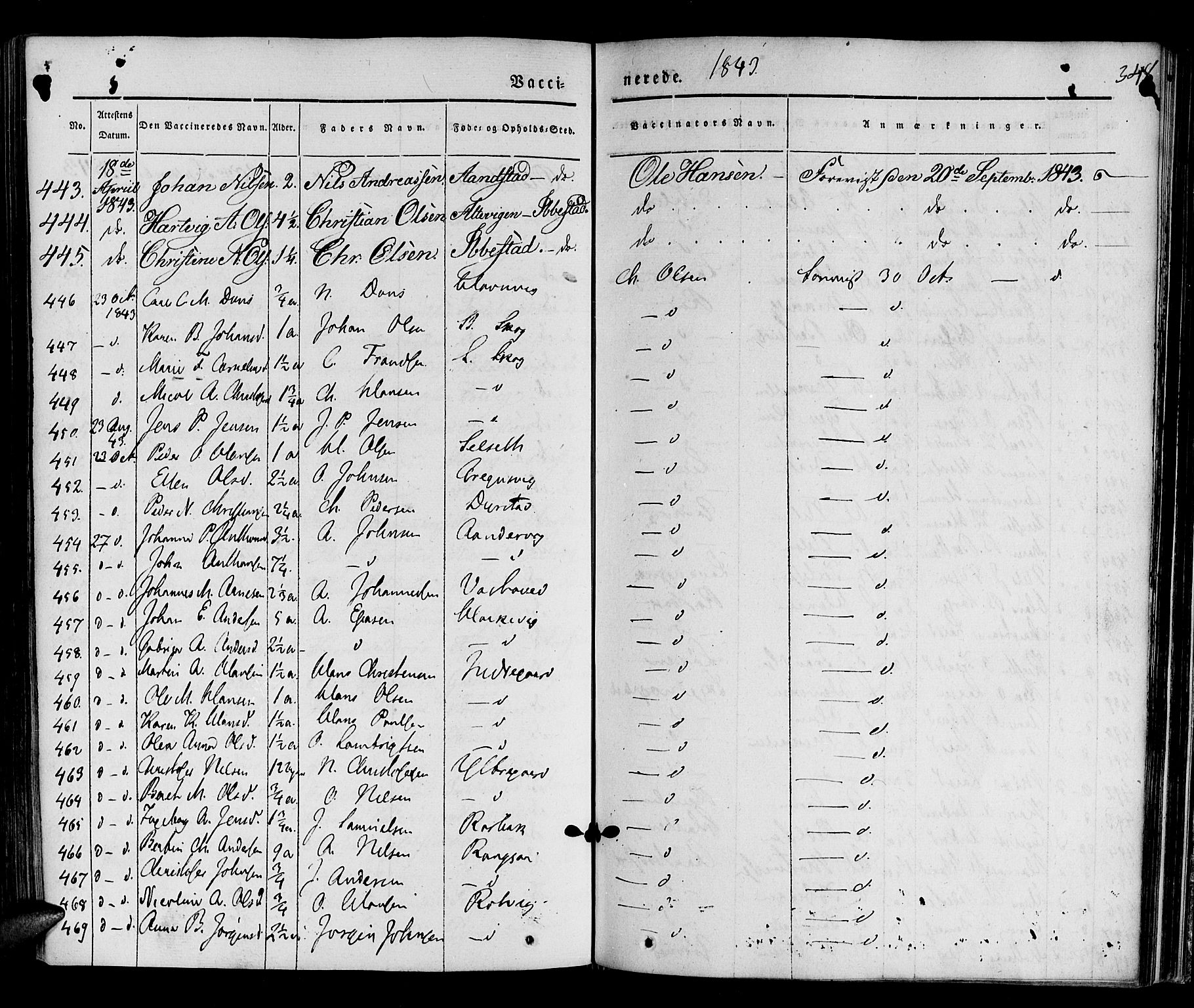 Ibestad sokneprestembete, AV/SATØ-S-0077/H/Ha/Haa/L0006kirke: Parish register (official) no. 6, 1837-1850, p. 348